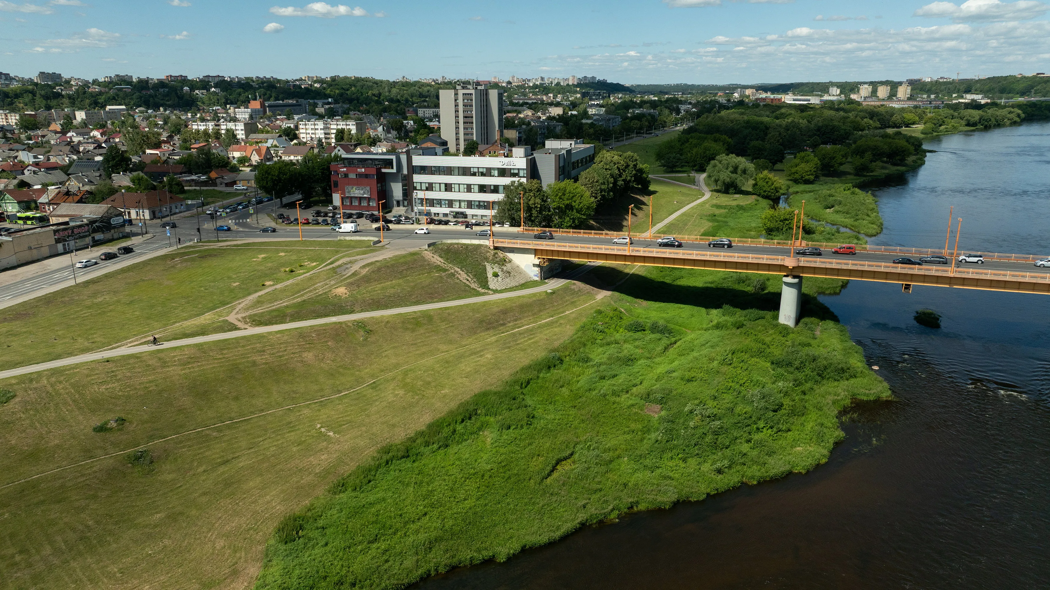 P. Vileišio tilto prieigos