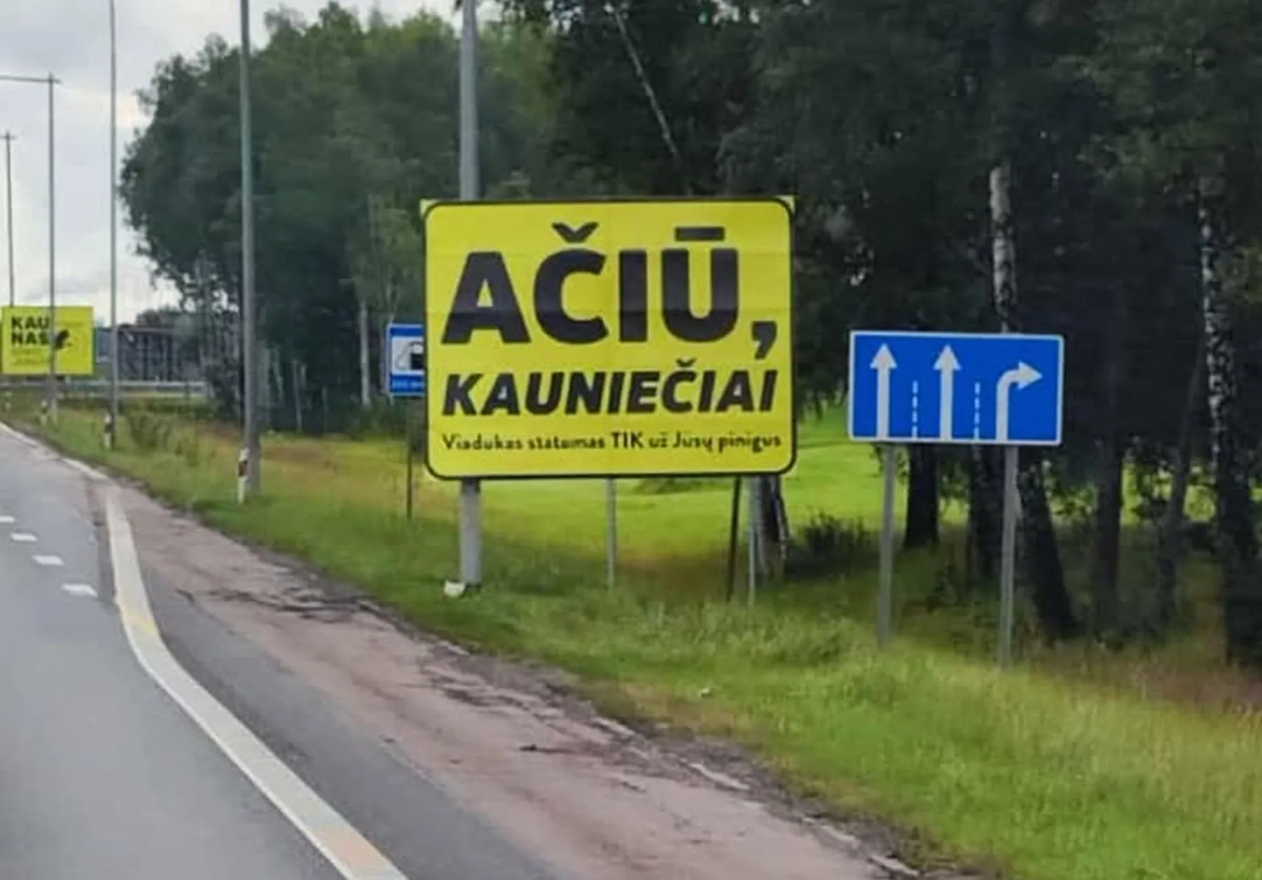 Stendas prie Eigulių viaduko