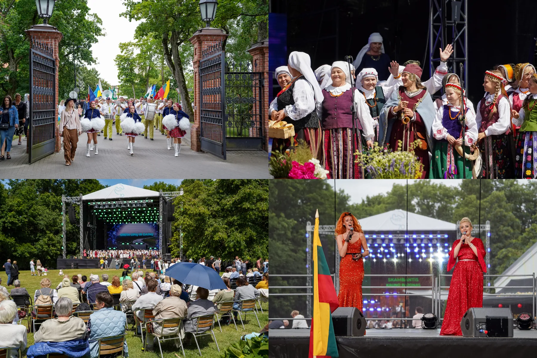 Liepos 5-osios šventė Raudondvaryje / I. Klimavičiūtės nuotr. /  „Kas vyksta Kaune“ montažas
