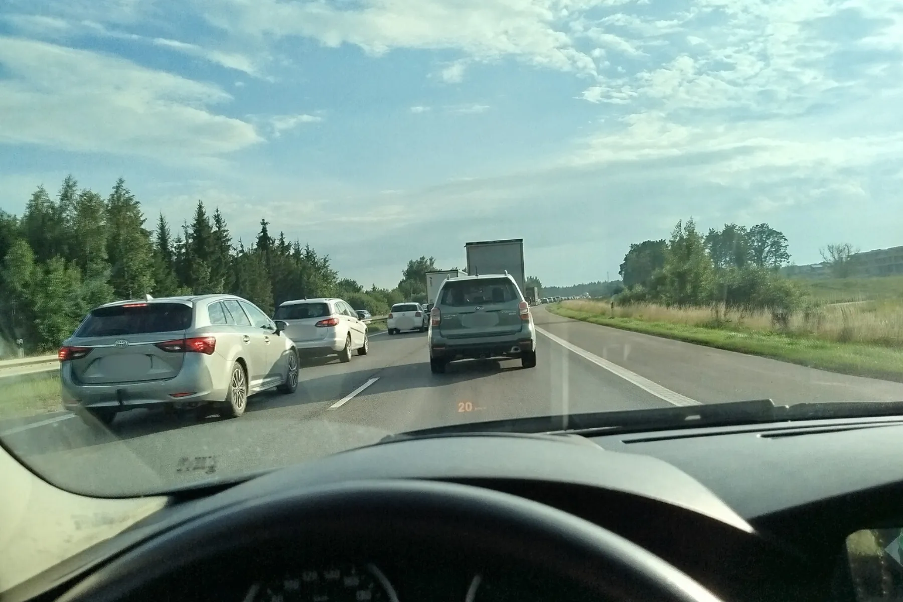 Eismo spūstis A5 kelyje