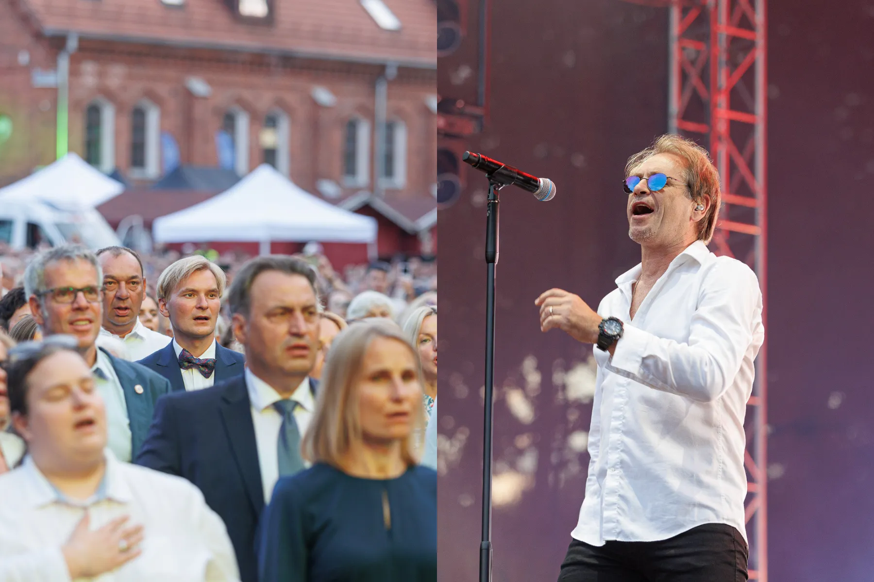 „Tautiškos giesmės“ giedojimas ir Marijonas Mikutavičius