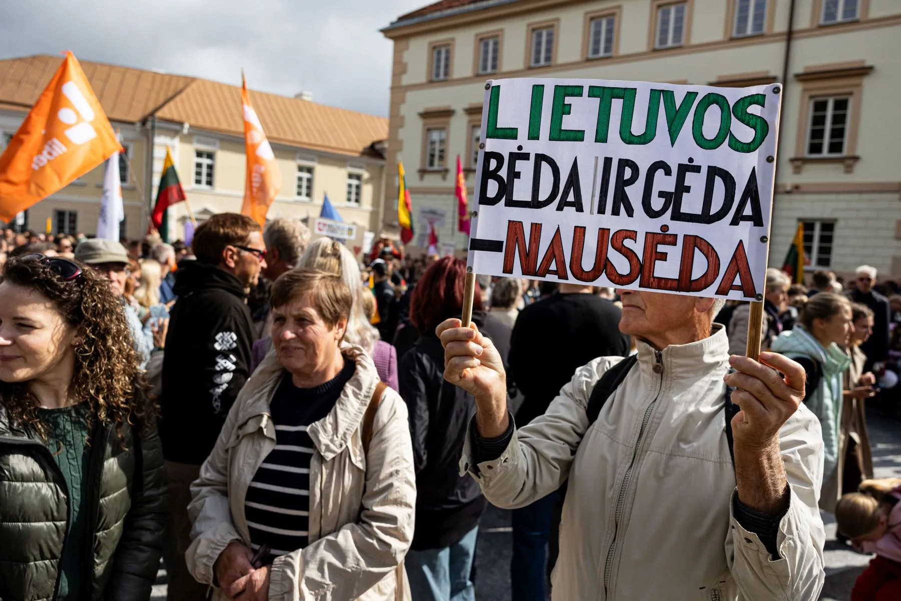Protestas „Gėdos diena“ / P. Peleckio, BNS nuotr.