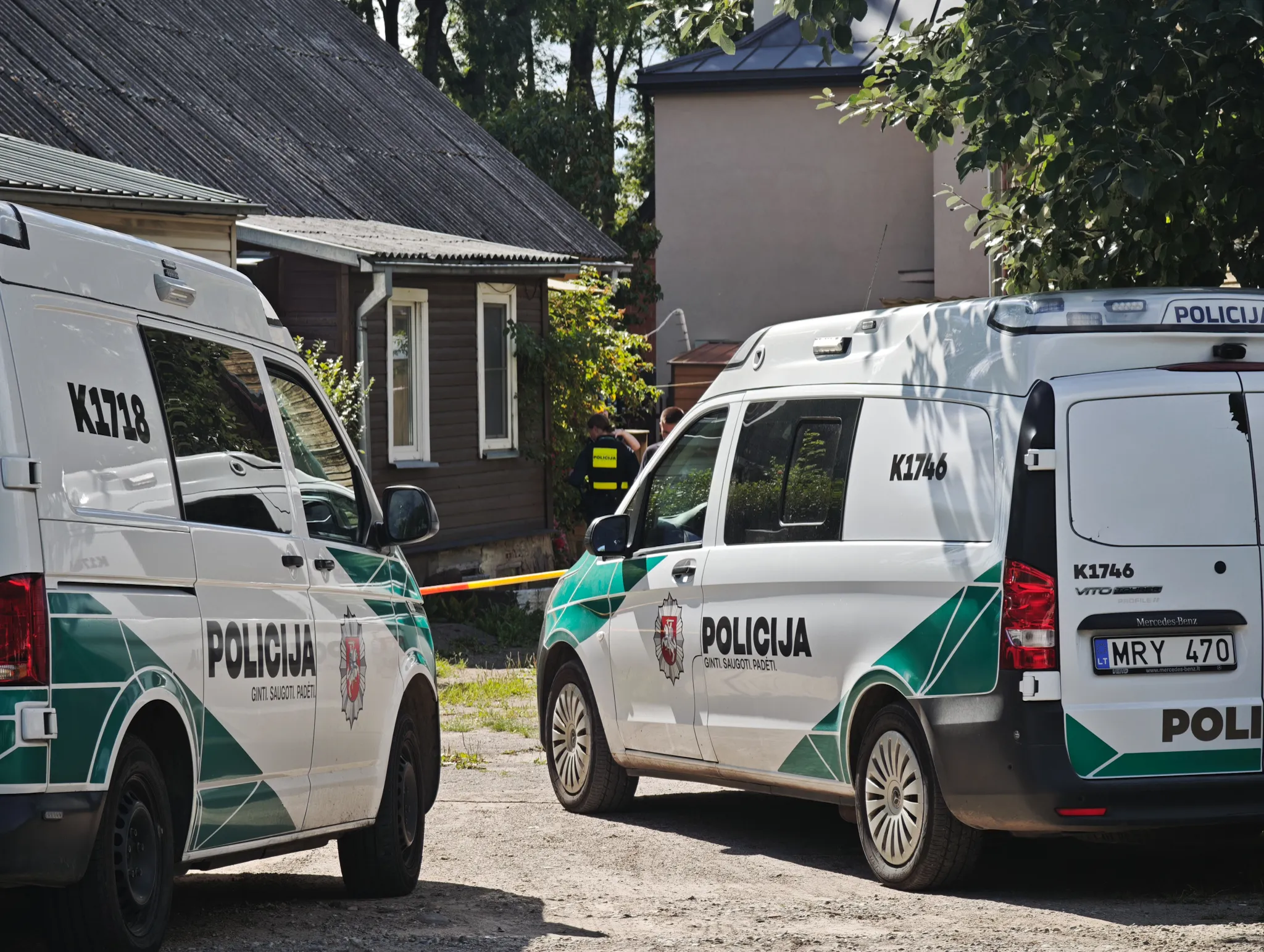 Negyvas žmogus Radvilėnu pl.