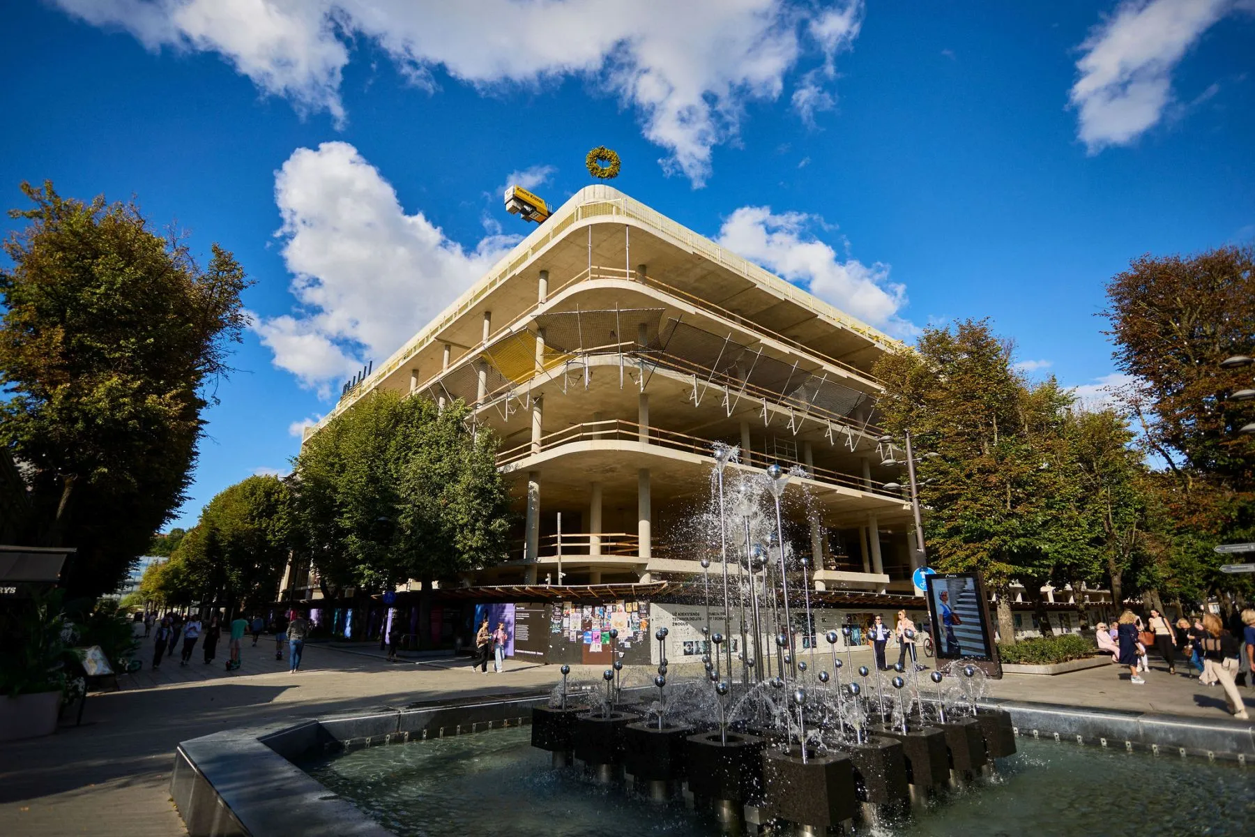 Statybos Merkurijaus vietoje / E. Gendrėnaitės nuotr.
