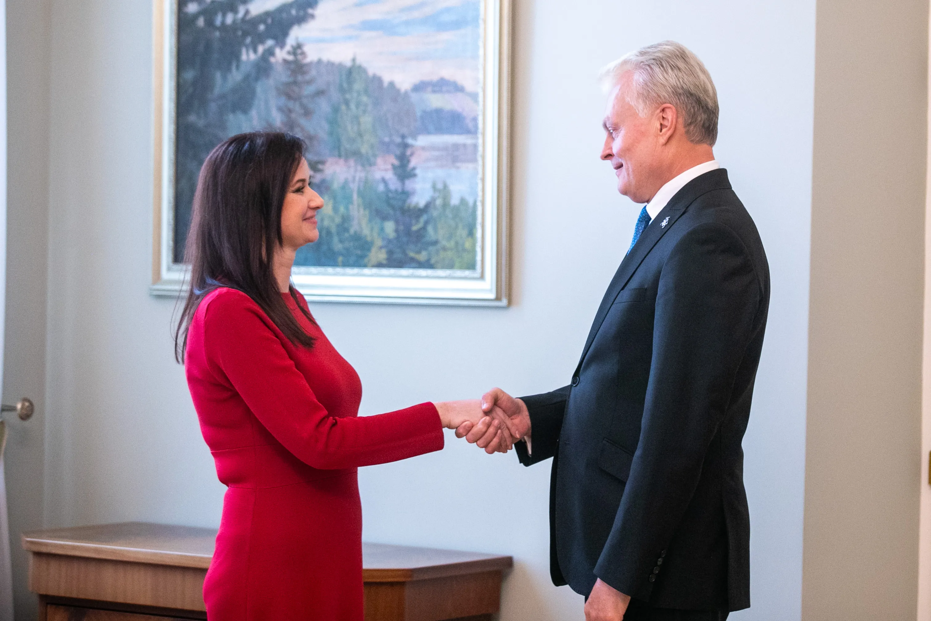 Inga Ruginienė ir Gitanas Nausėda / O. Gurevičius / ELTA nuotr.