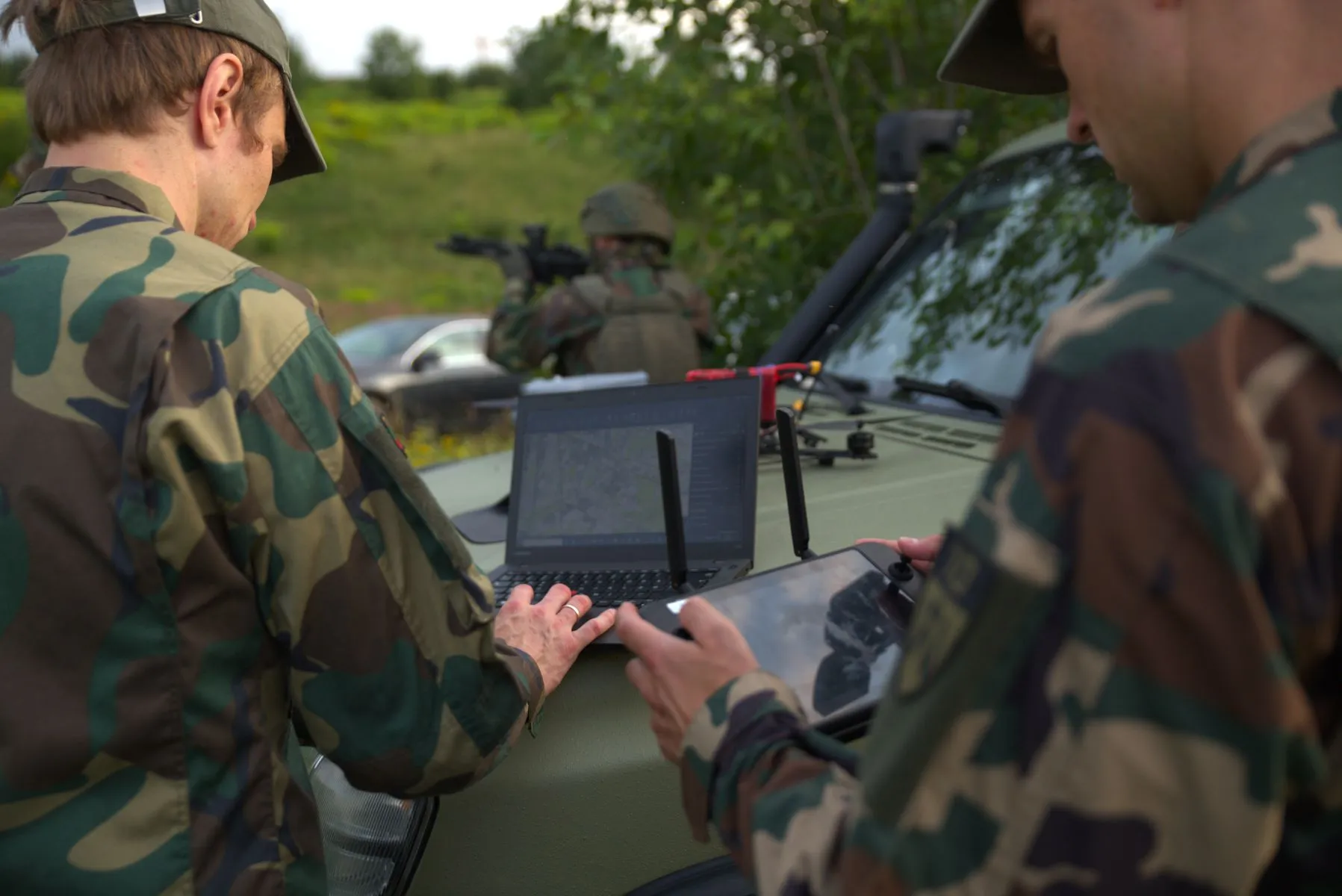 Antano Gustaičio bepiločių orlaivių kuopa / I. Eimutytės-Mikelkevičienės / Lietuvos šaulių sąjungos nuotr.