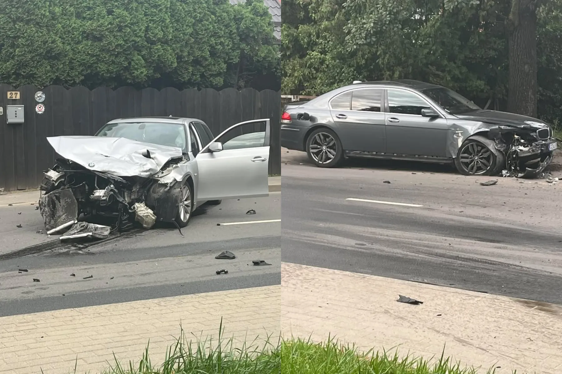 Avarija Verkių gatvėje