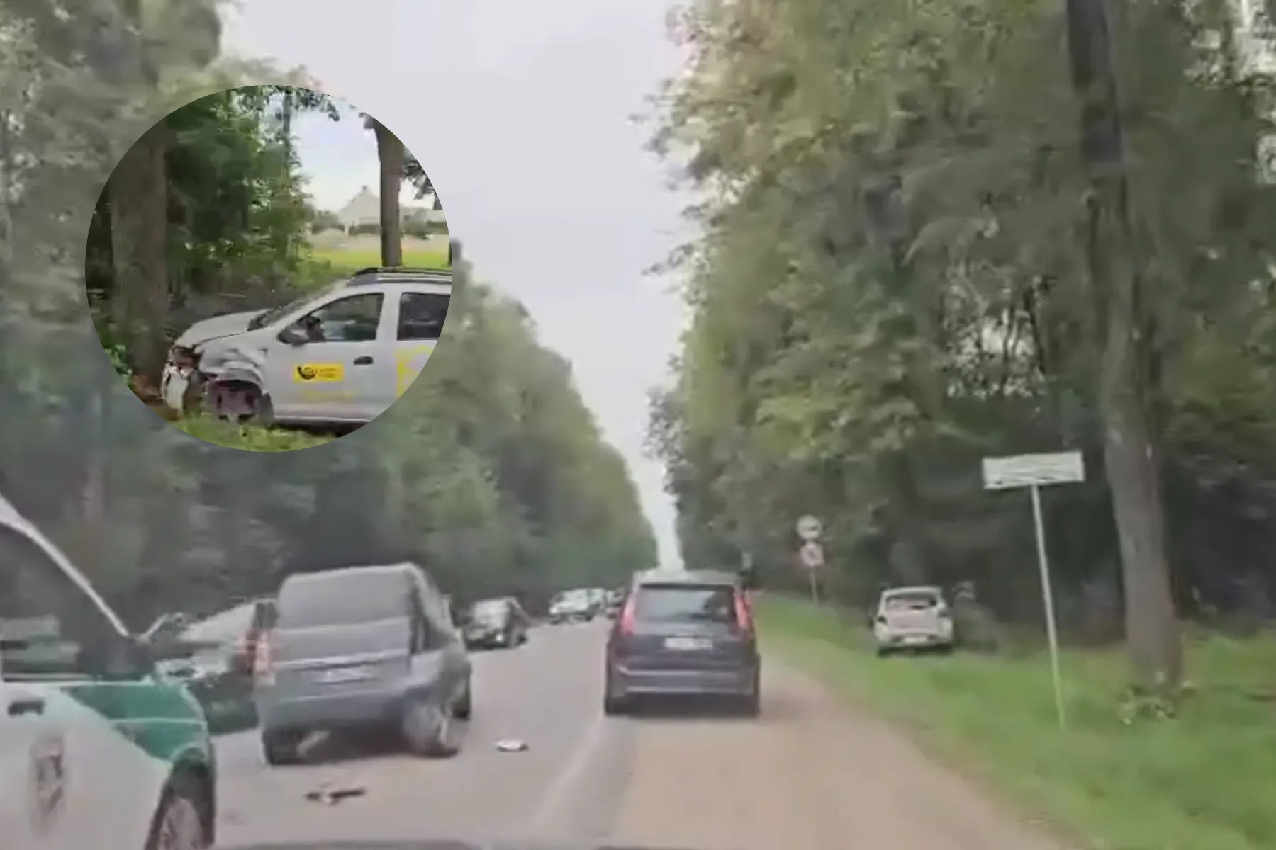 Avarija kelyje Prienai–Kaunas