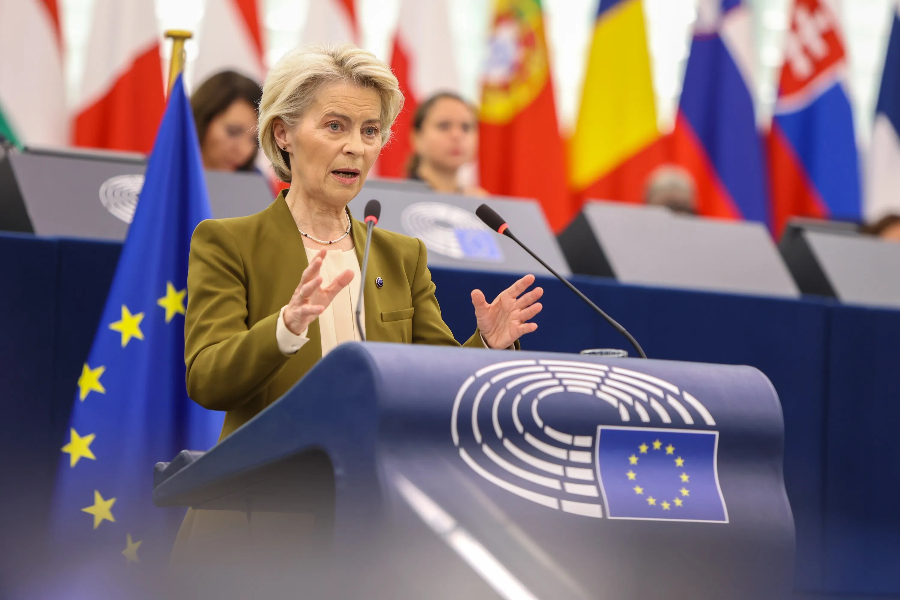 Ursula Von Der Leyen, Fred Marvaux/Europos Parlamento nuotr.