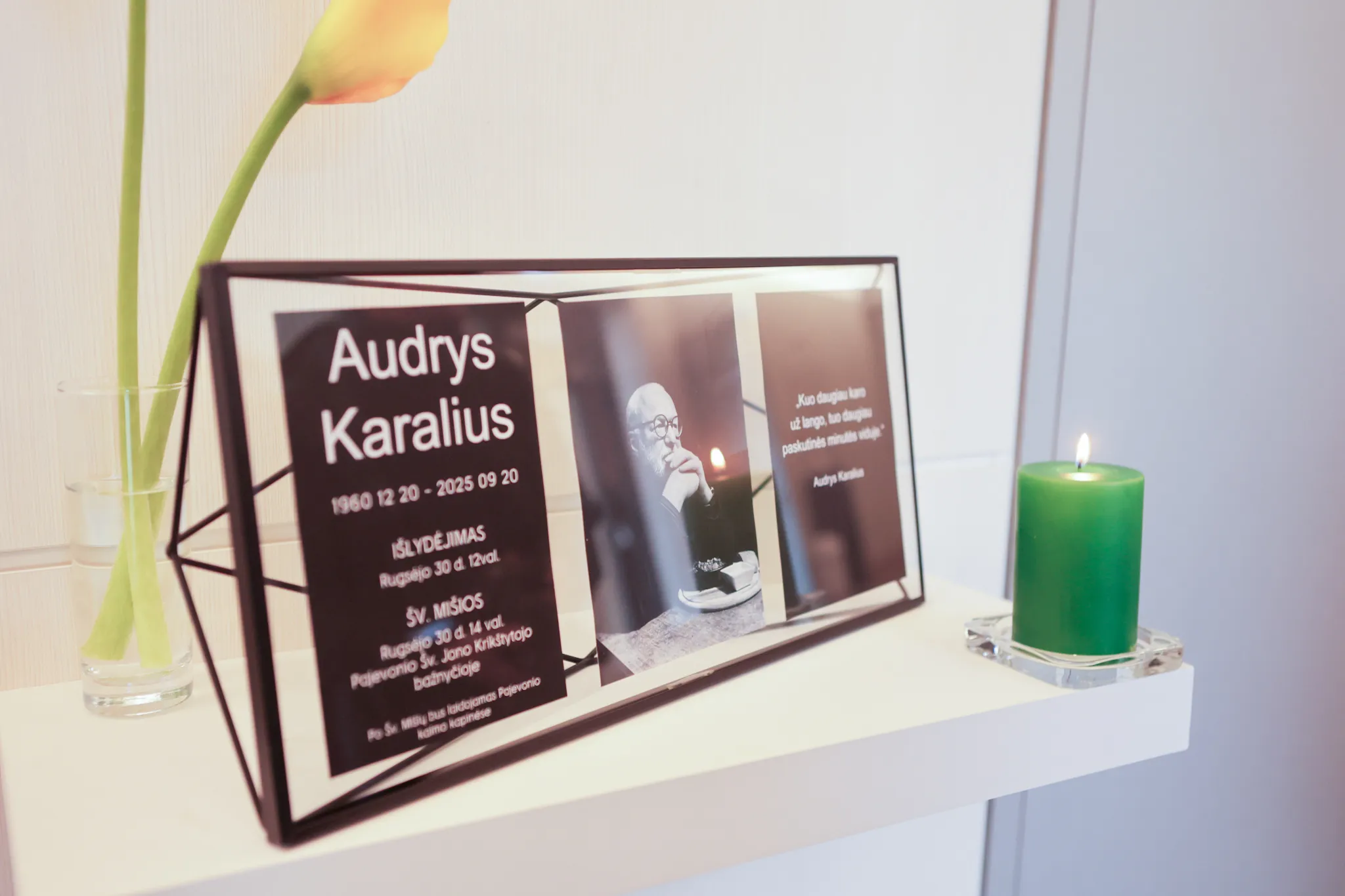 Atsisveikinimas su A. Karalium / R. Tenio nuotr.