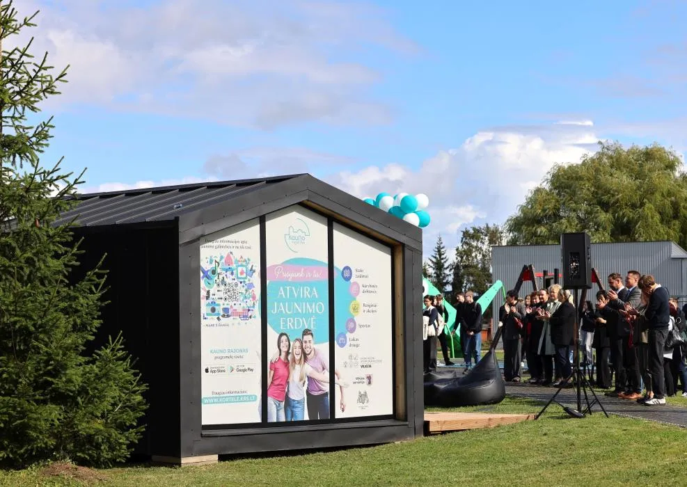 Atvira jaunimo erdvė Vilkijoje / KRS nuotr.