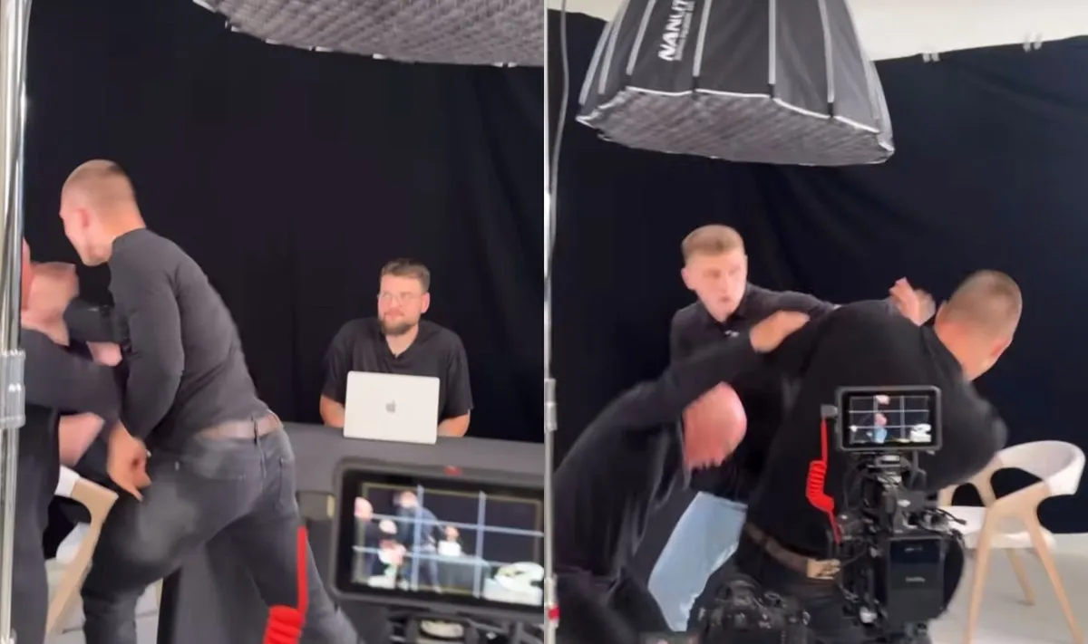 Konfliktas UTMA filmavimo metu / UTMA nuotr.