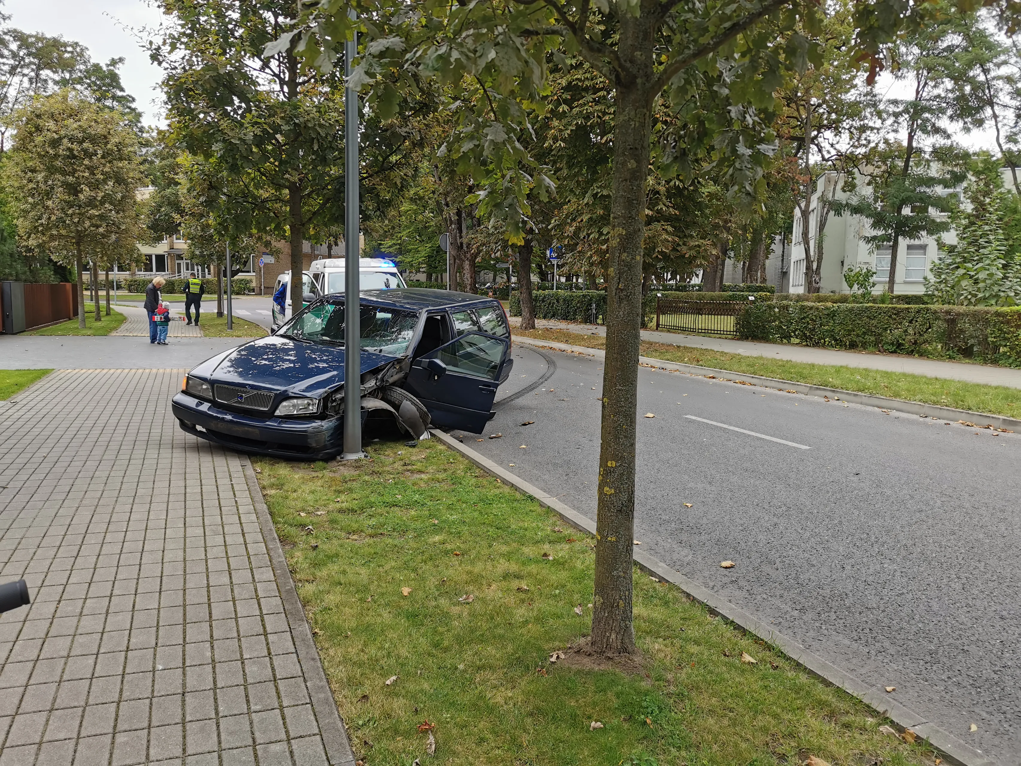 Eismo įvykis Perkūno alėjoje / skaitytojo nuotr.