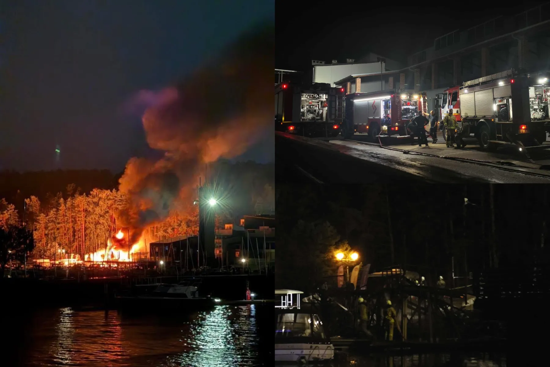 Gaisras Kauno jachtklube