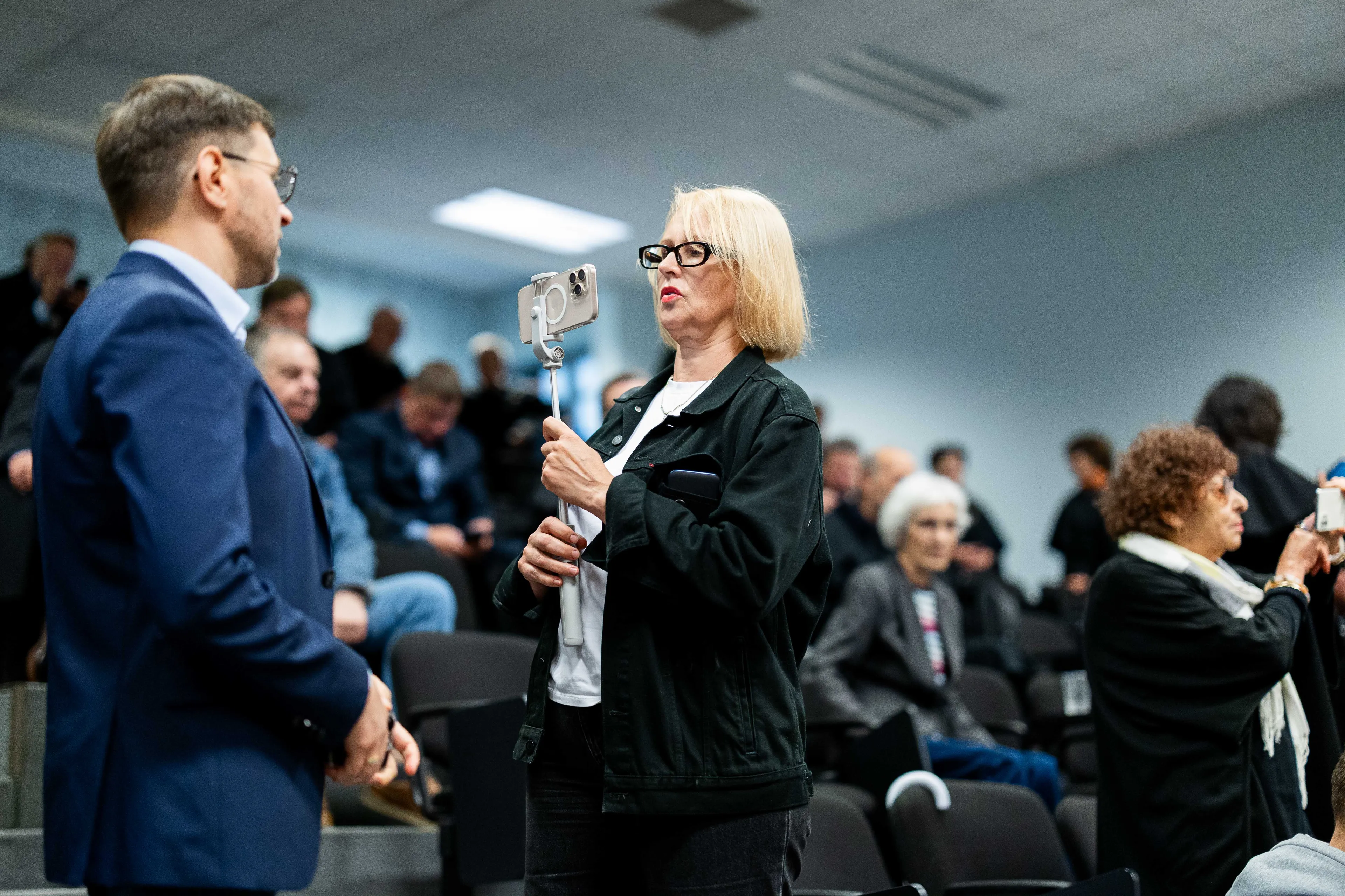 Antanas Kandrotas-Celofanas, Rūta Janutienė. ELTA / Ž. Gedvilos nuotr.