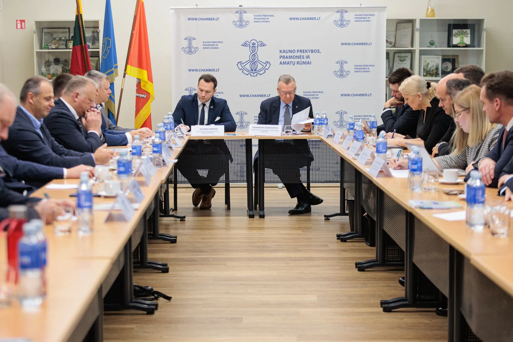 EIMIN ministras E. Grikšas Kaune pristatė strateginį subalansuotos ekonomikos planą „3i“ / R. Tenio nuotr.