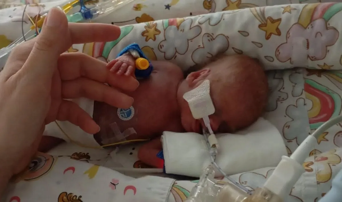 Naujagimė / Kauno klinikų nuotr.