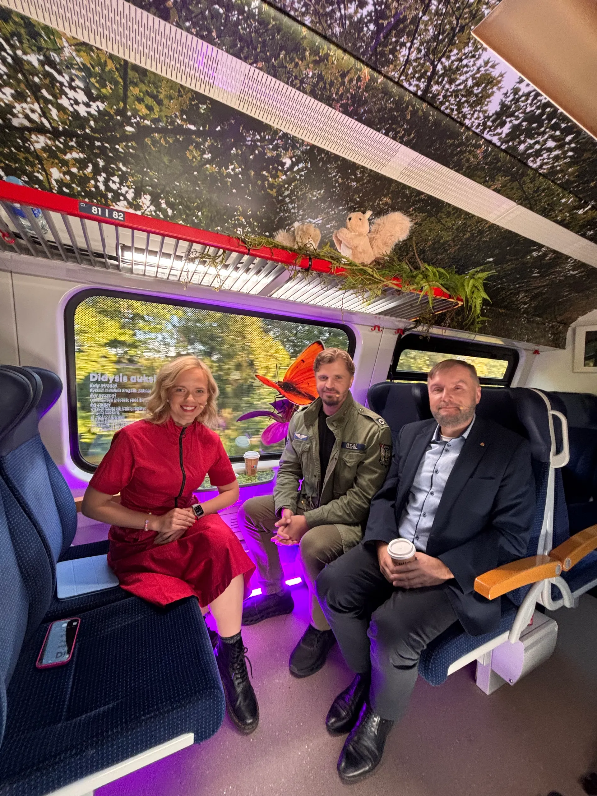 Moderatorė Živilė Kropaitė su pašnekovais. Organizatorių nuotr.