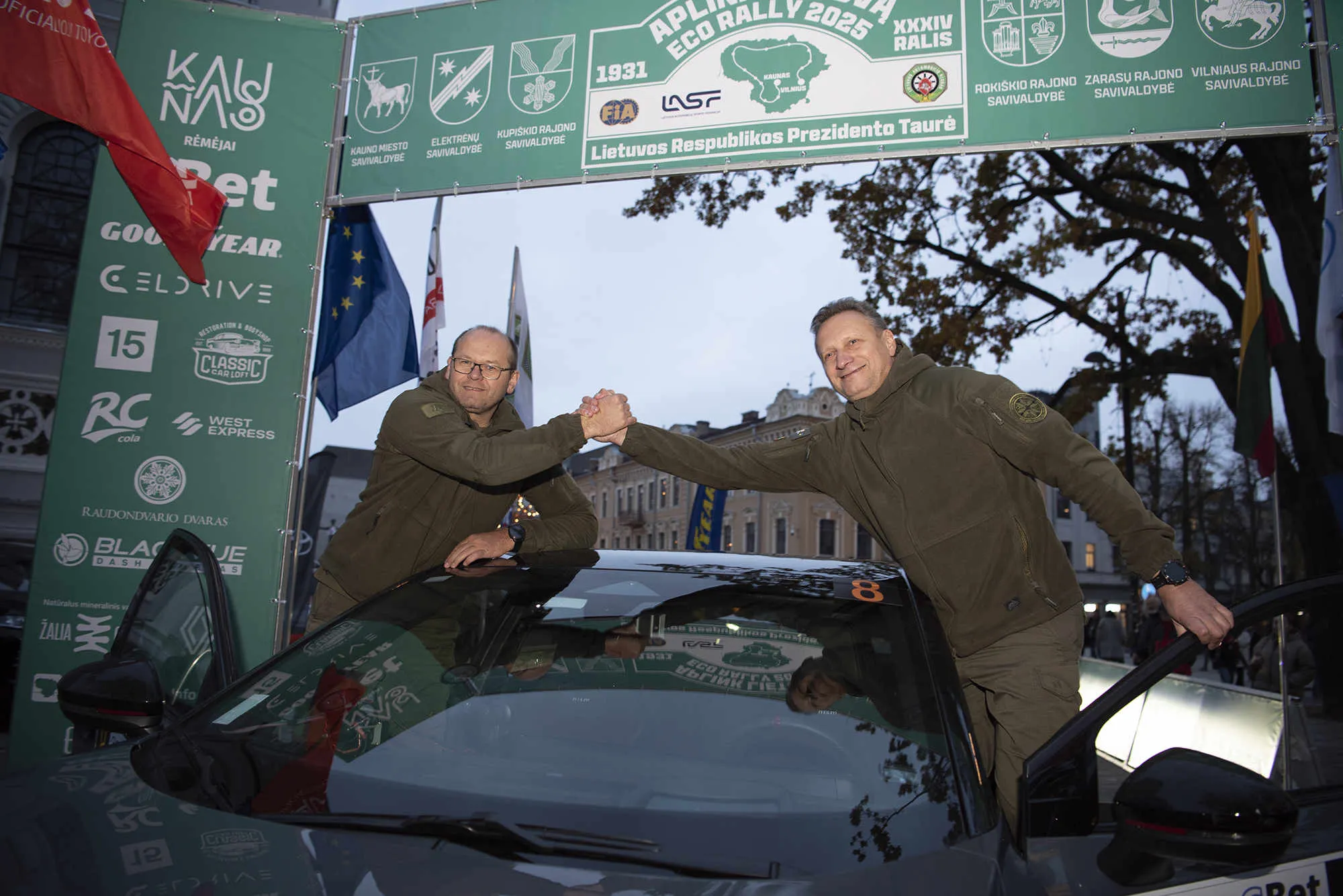 Ralio „Aplink Lietuvą“ startas Kaune / M. Tito nuotr.