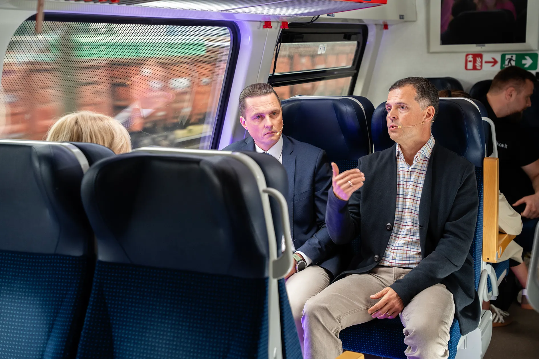 N. Maliukevičius (dešinėje) ir M. Pečiulis. Karolinos Vilkelienės nuotr.