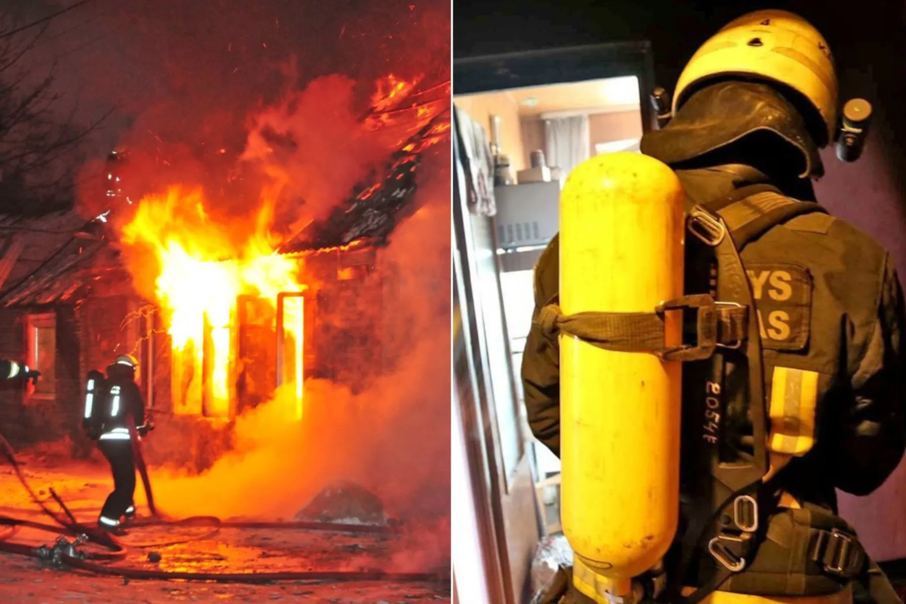 Ugniagesiai, gaisras, butas