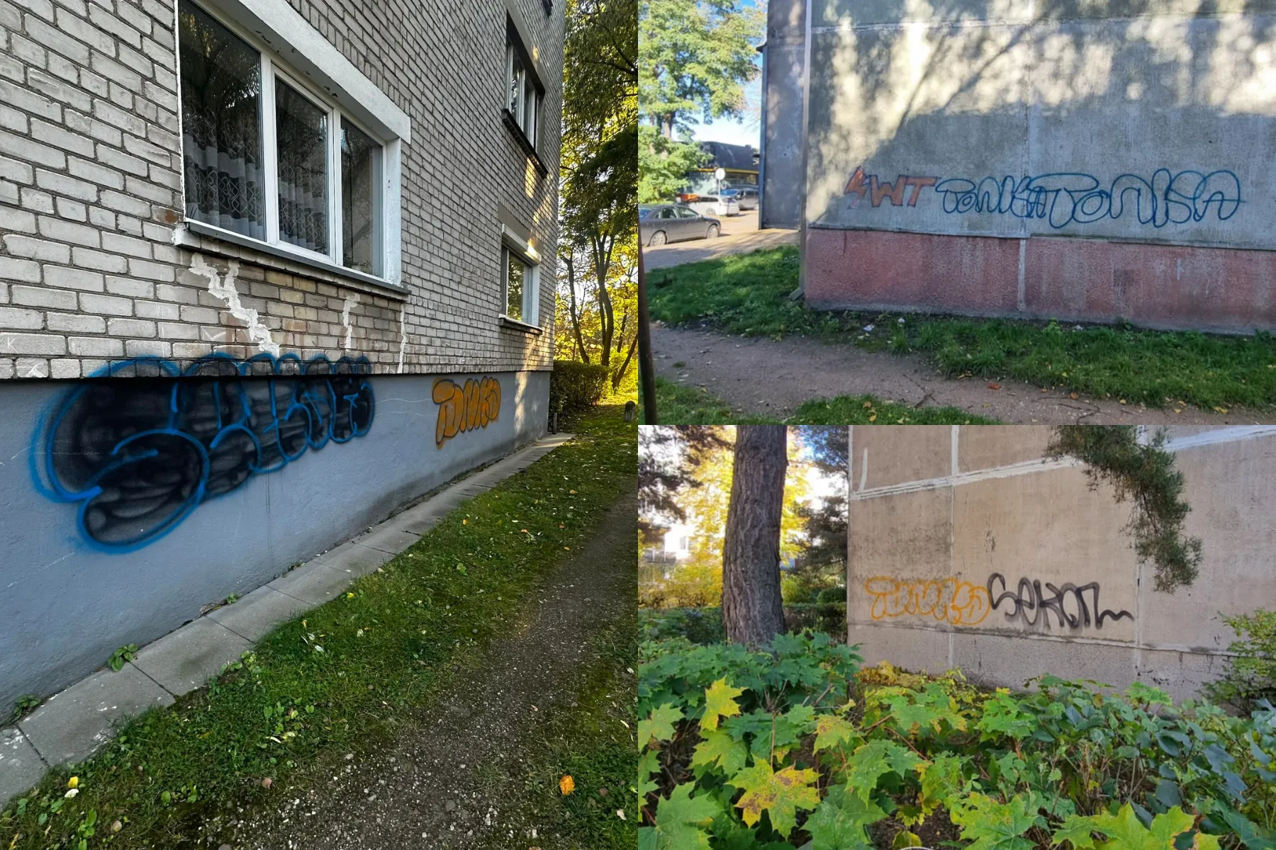 Vandalizmo apraiškos Vilijampolėje / Skaitytojų nuotr.