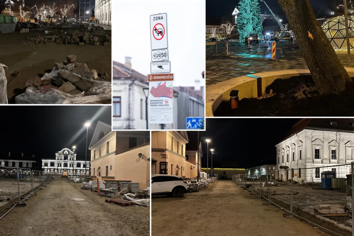 Į eglutės įžiebimą – tik pėsčiomis / Lrytas fotomontažas