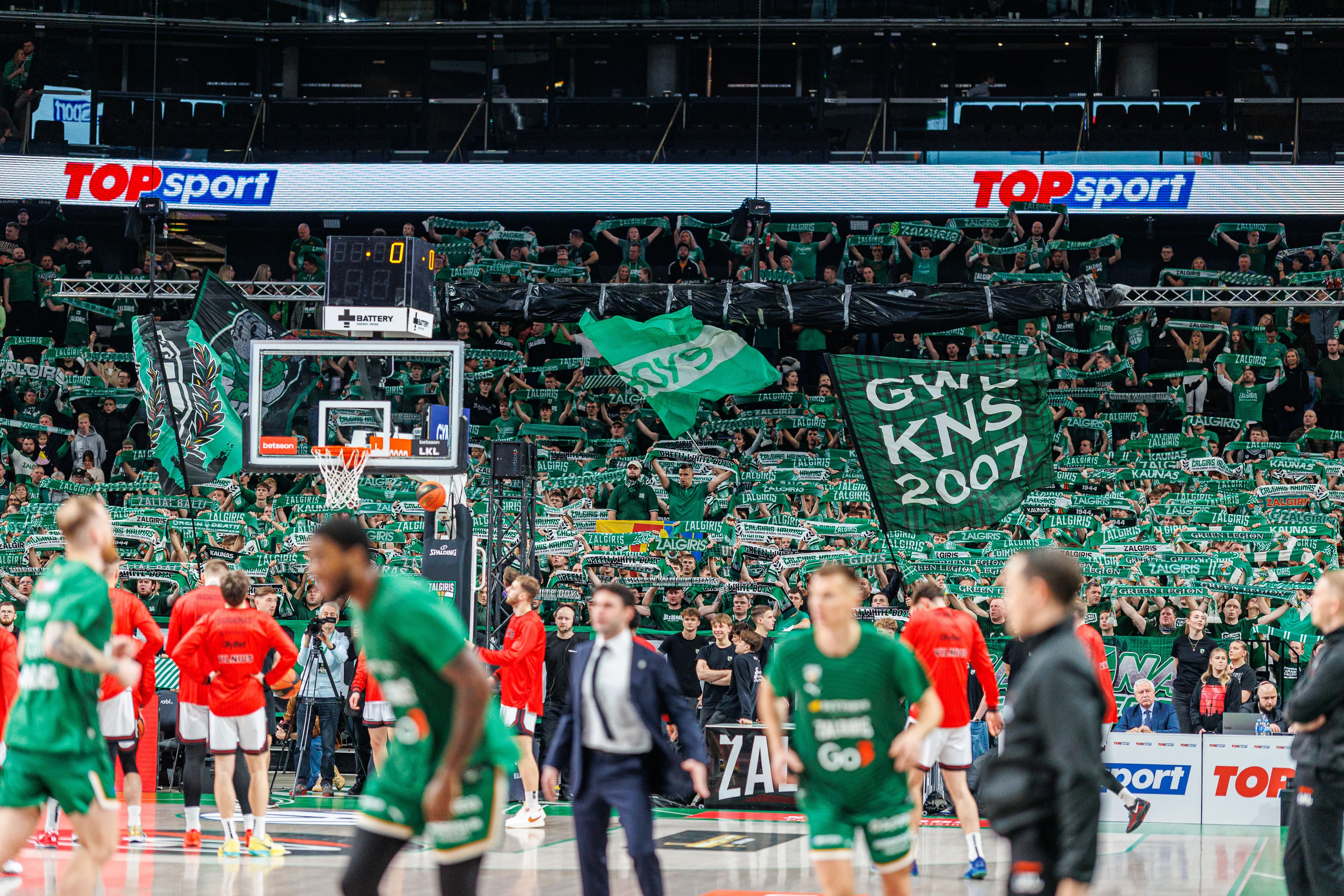 Kauno „Žalgiris“ ir Vilniaus „Rytas“ / E. Ovčarenko / BNS nuotr.