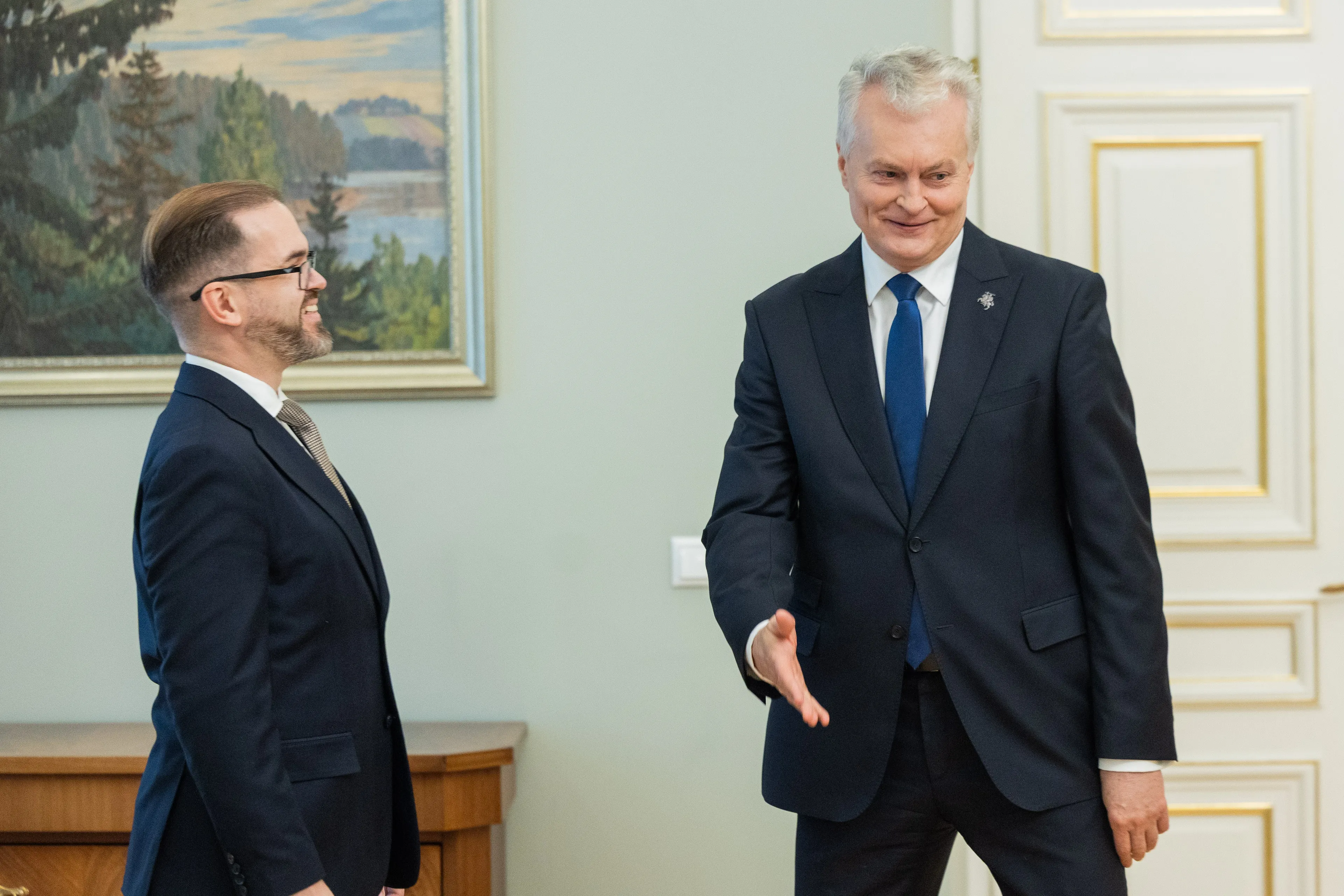 Robertas Kaunas ir Gitanas Nausėda / BNS nuotr.