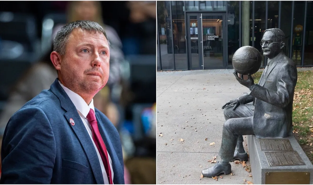 E. Skersio šou Kaune: baudą į Krepšinio namus vežė kibire / DELFI montažas / LKL nuotr.