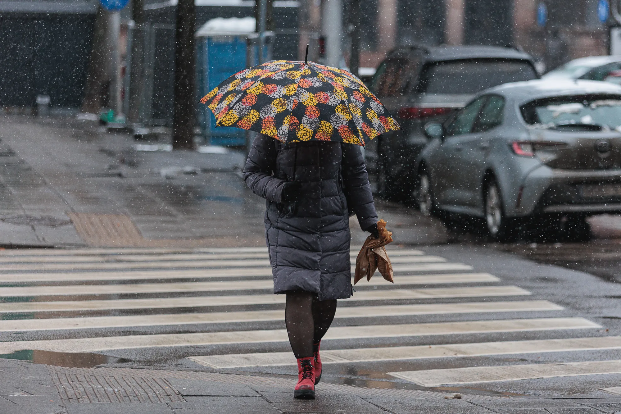 Sniegas Kaune / R. Tenio nuotr.