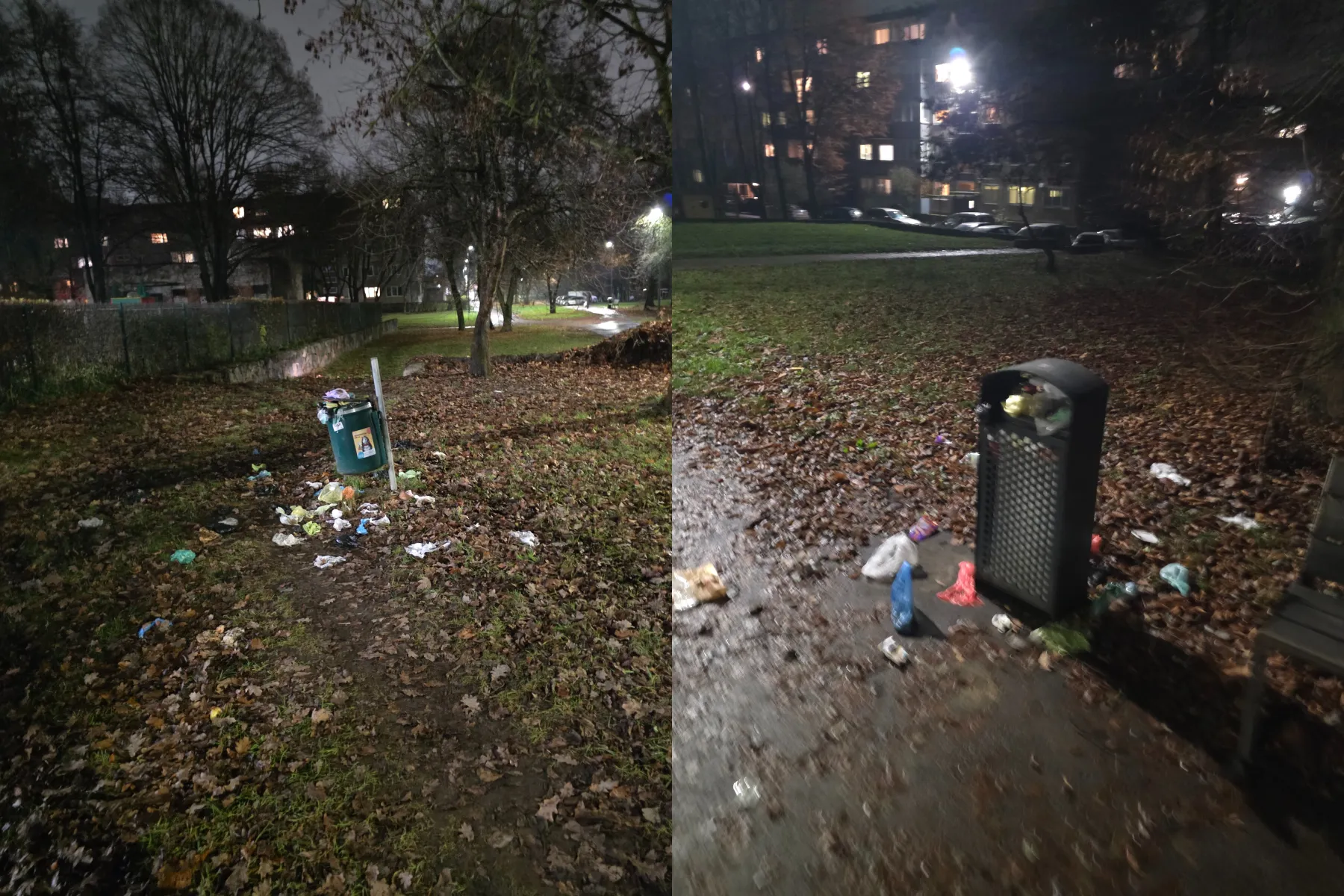 Šiukšlės Dainavoje / Skaitytojų nuotr.