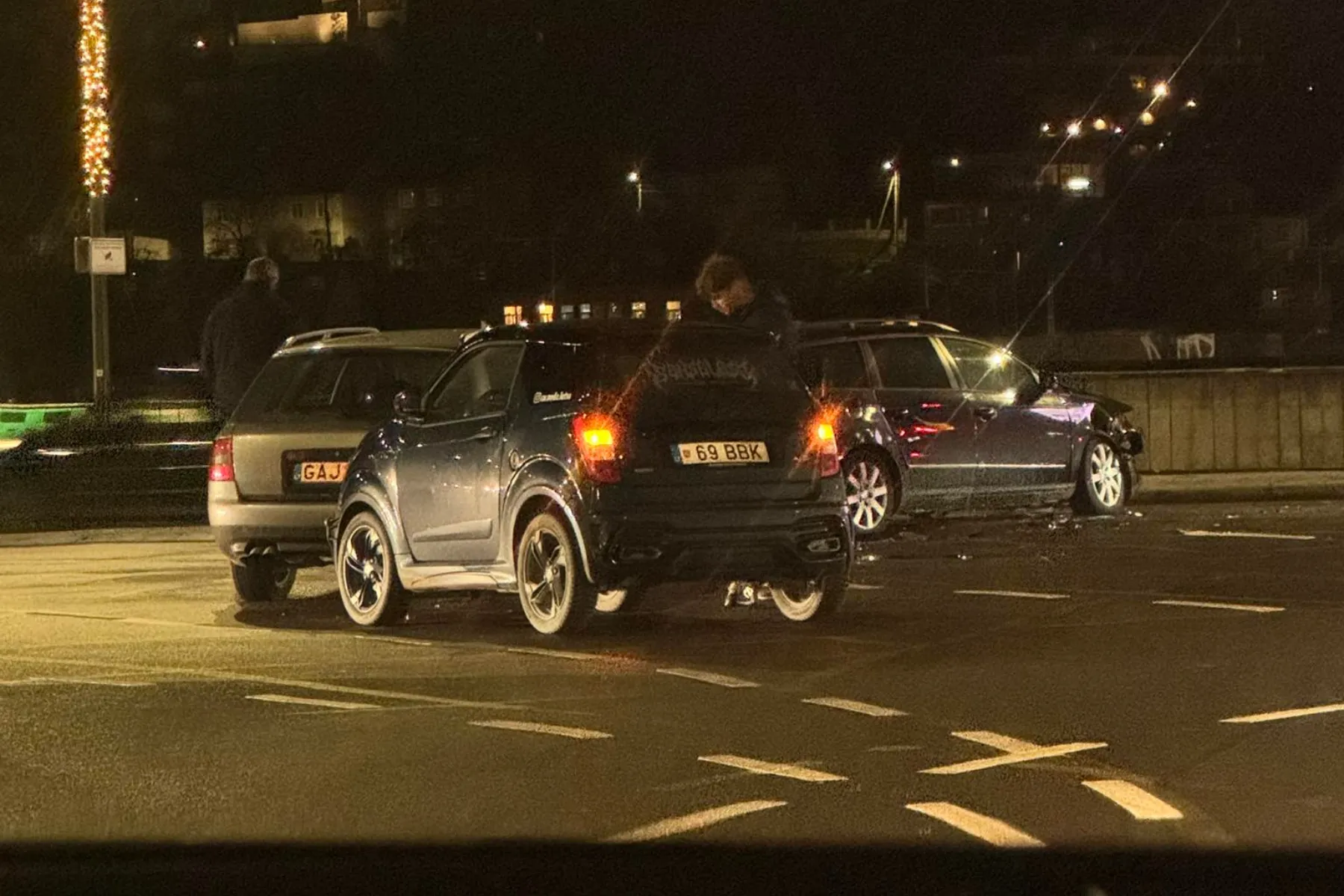 Avarija miesto centre / Skaitytojų nuotr.