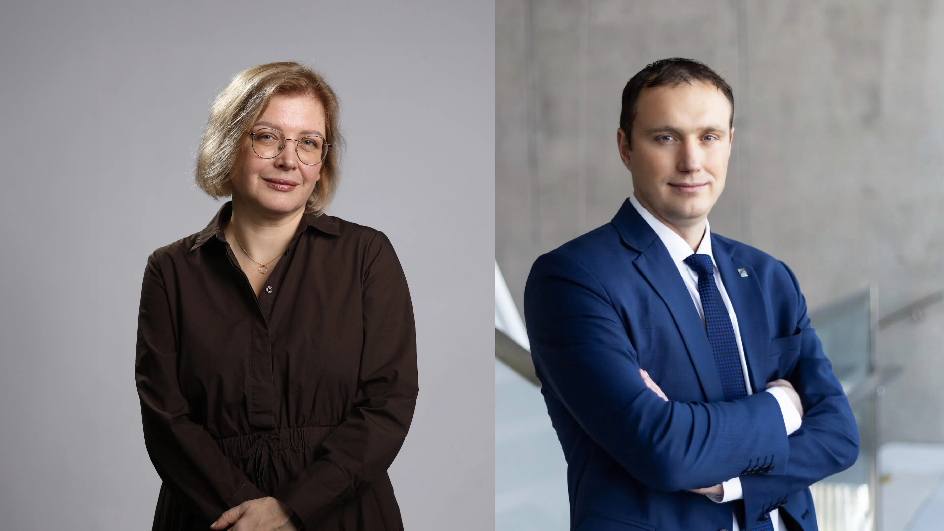 Aušra Vasiliauskienė (nuotr. Tomo Pabedinsko) ir Kęstutis Baltakys (nuotr. KTU)