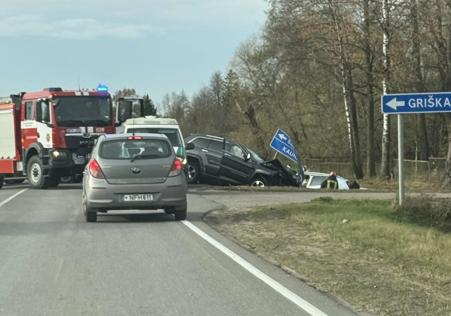 Avarija Šakių rajone