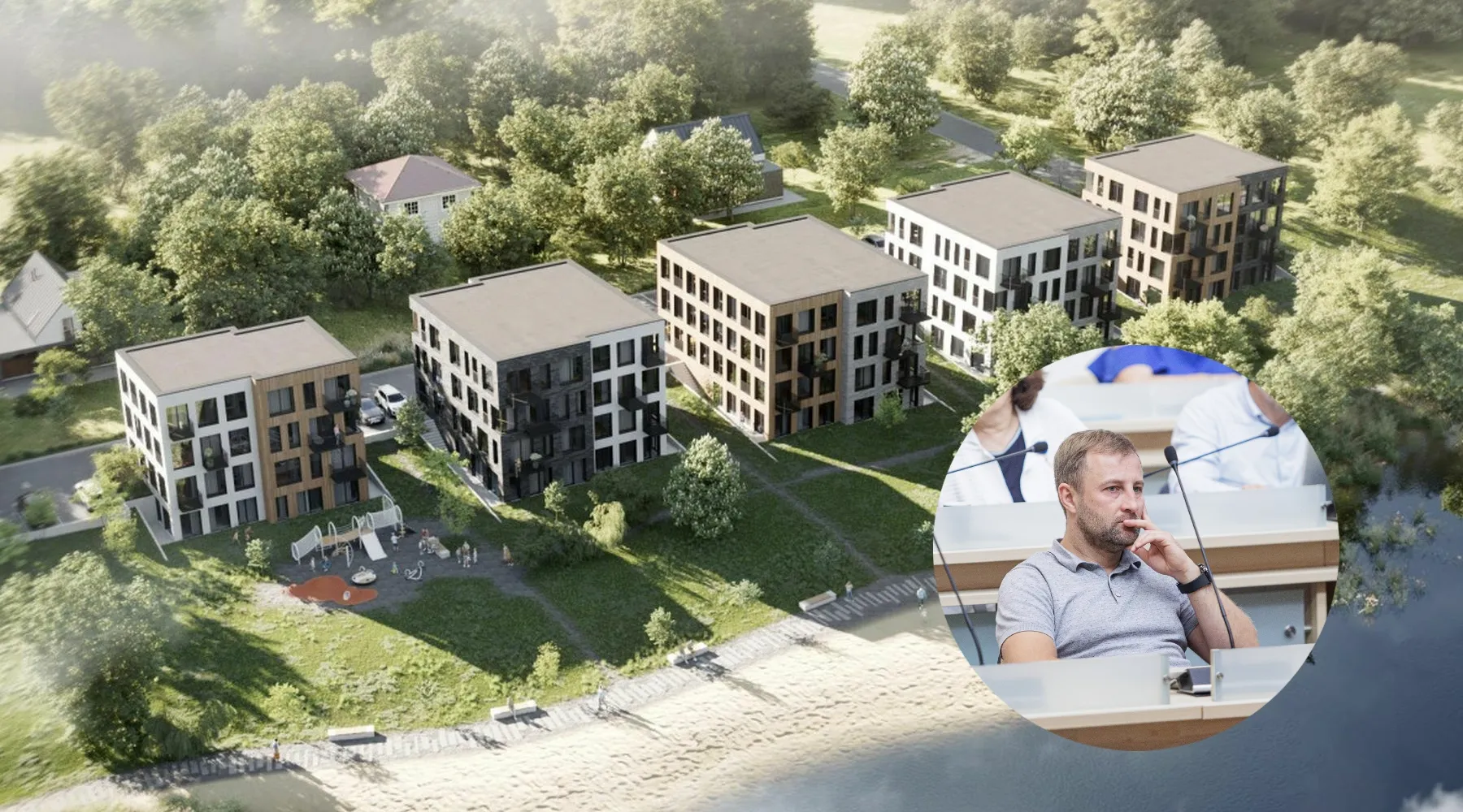 Š. Matijošaitis, Taurakiemio g. 2C planuojamų butų vizualizacijos/ „Kas vyksta Kaune“ fotomontažas