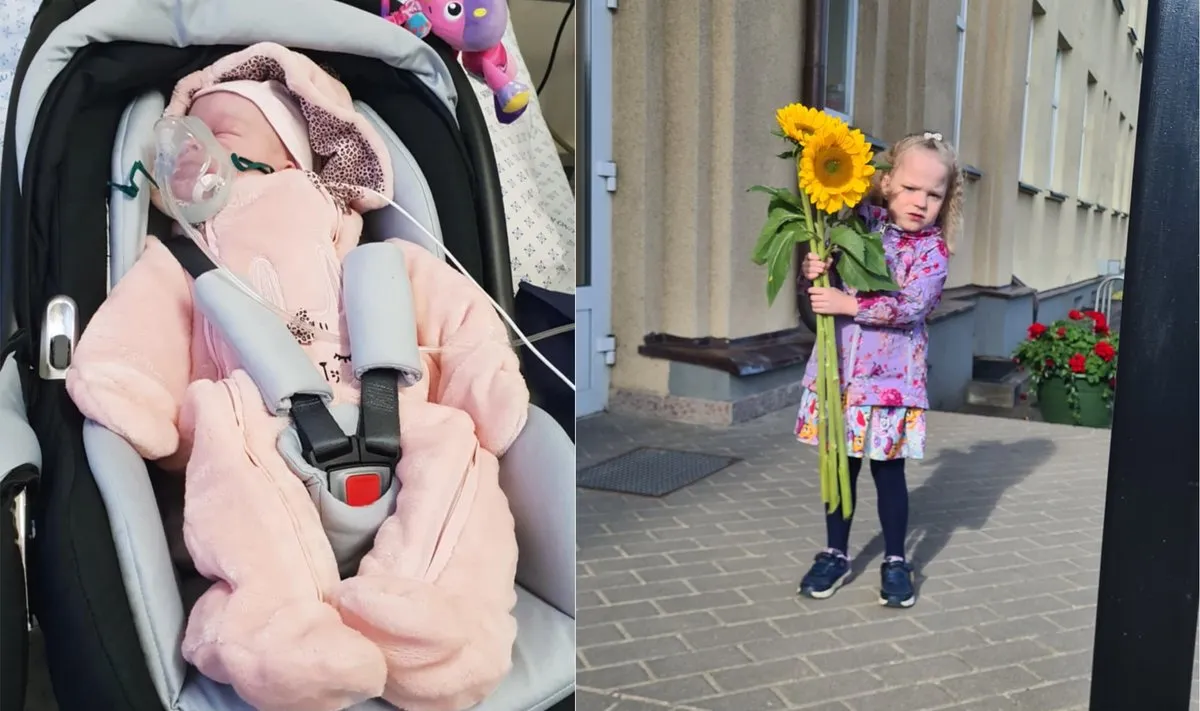 Mažiausia mergaitė Lietuvoje Skaistė / Asm. albumo nuotr.