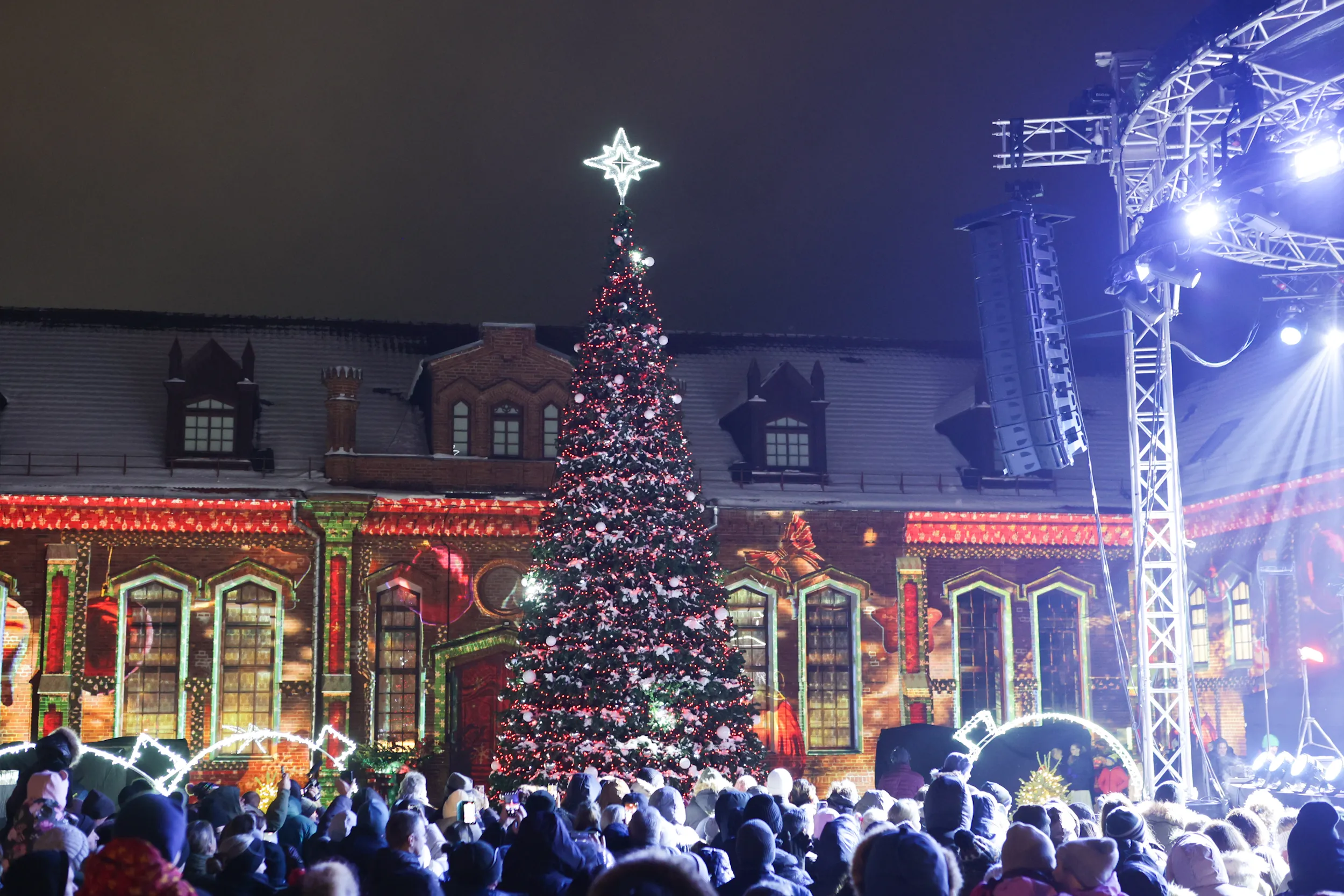 Kauno rajono Kalėdų eglės įžiebimas / R. Tenio nuotr.