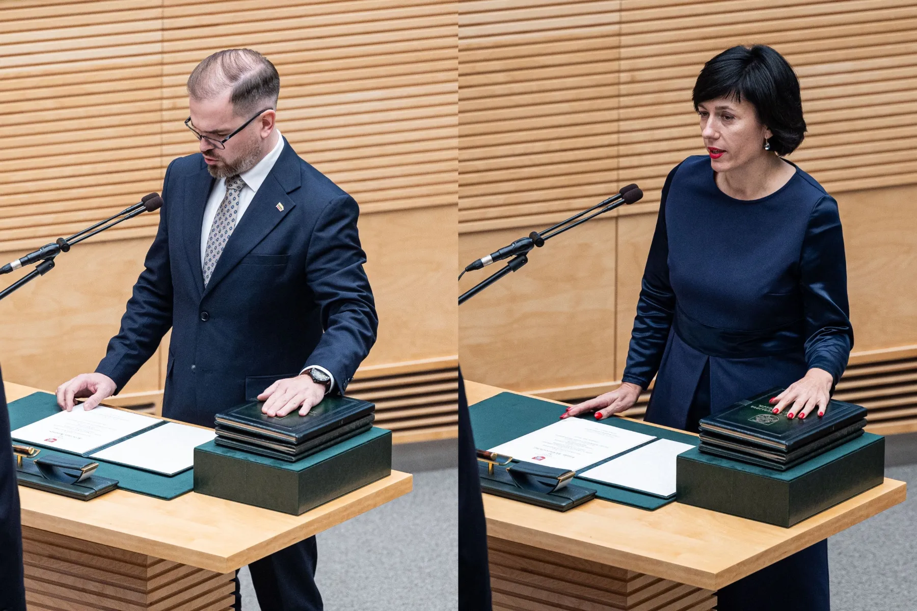 Robertas Kaunas ir Vaida Aleknavičienė / BNS nuotr.