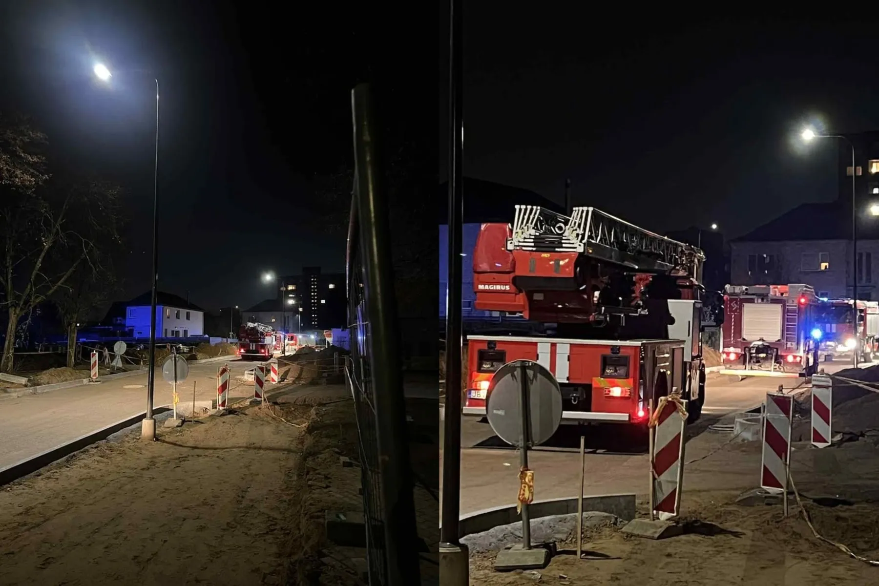 Remontuojama Geležinio Vilko gatvė tapo akivaizdžiai per siaura / Skaitytojo nuotr.