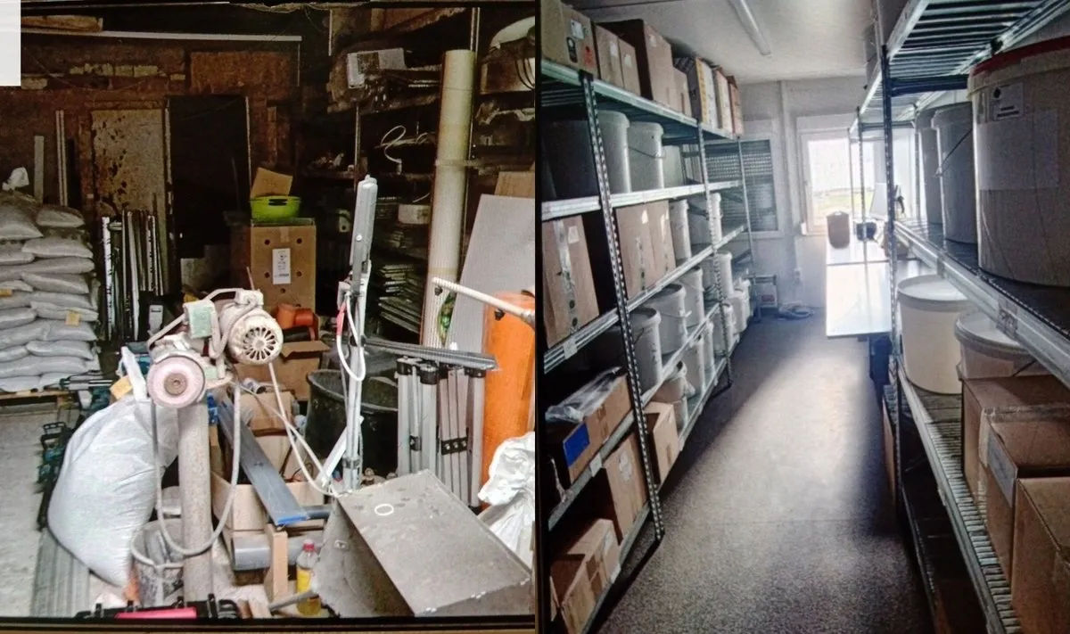 Pažeidimai Kauno rajono įmonėje „Žali žali“ / VMVT nuotr.