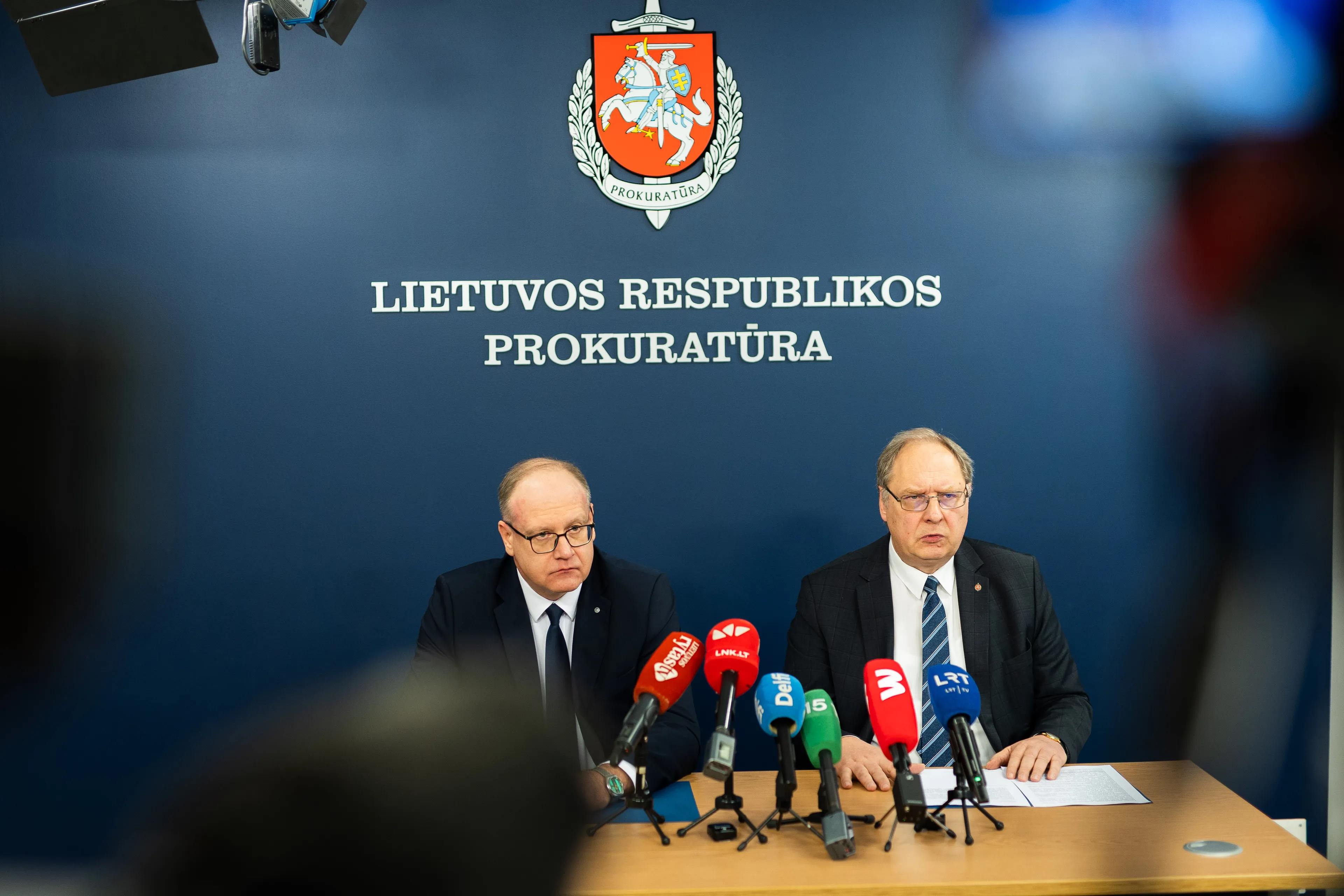 Spaudos konferencija apie ikiteisminį tyrimą dėl korupcinių veikų, susijusių su Valstybinės augalininkystės tarnybos veikla