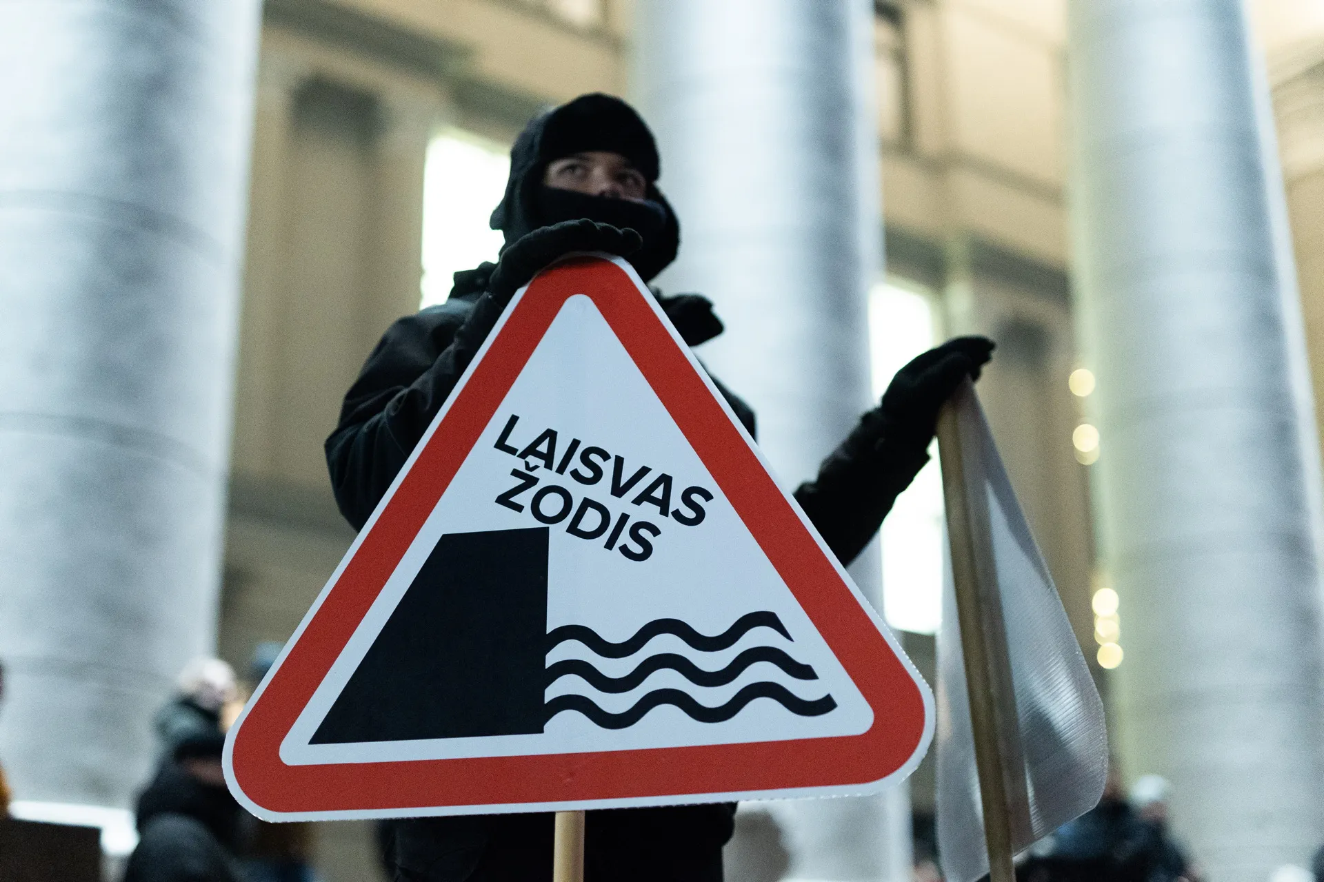 Protestas „Šalin rankas nuo laisvo žodžio!“ / R. Riabovo / BNS nuotr.