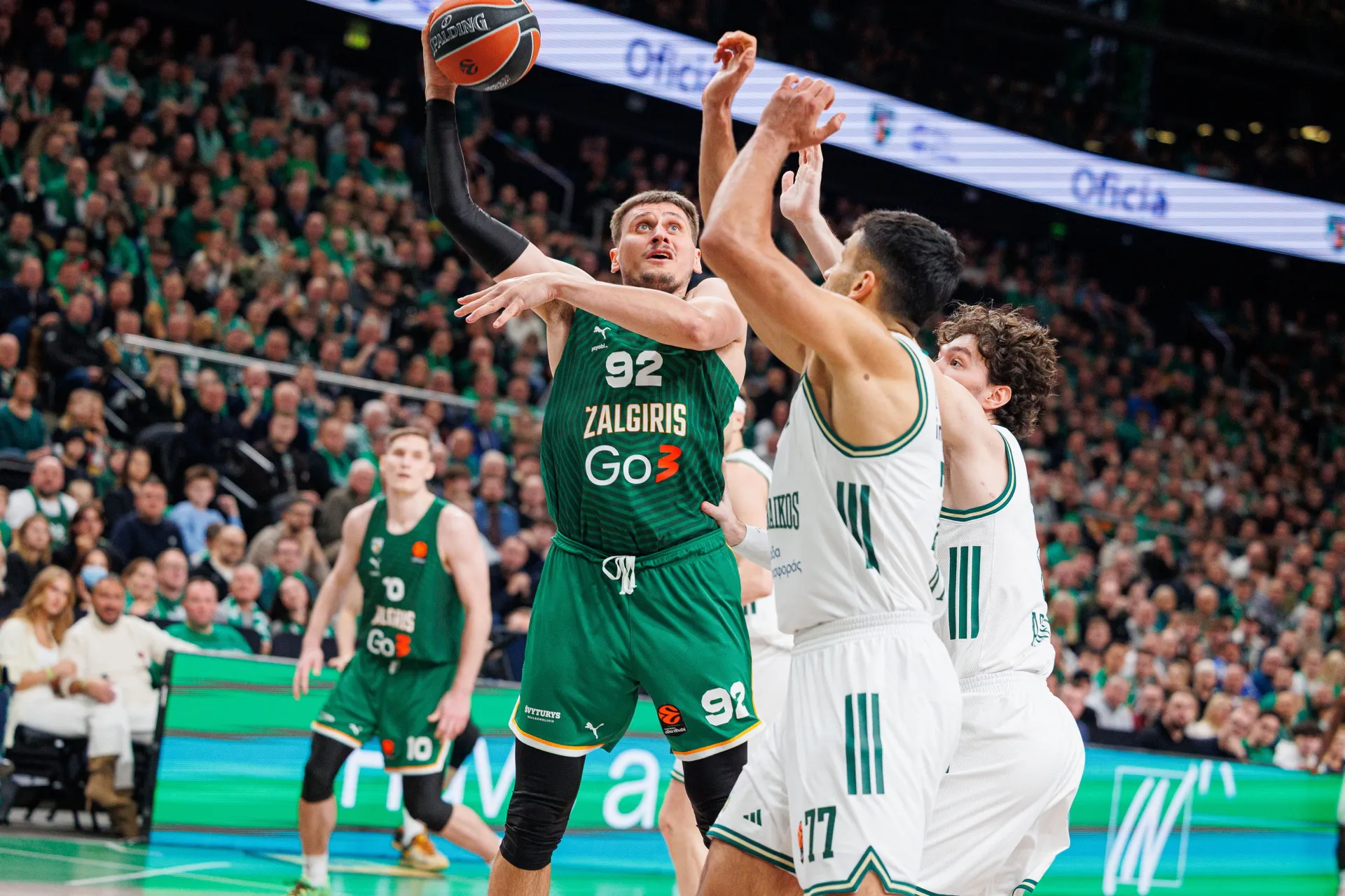 Kauno „Žalgiris“ – Atėnų „Panathinaikos“ / E. Ovčarenko / BNS nuotr.