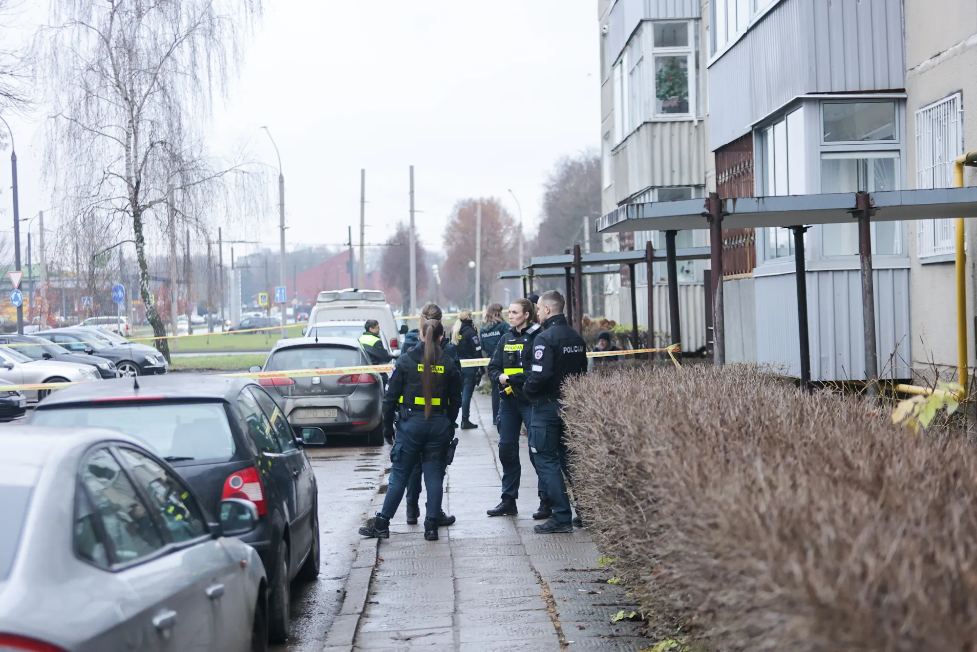 Įvykis V. Krėvės pr. / R. Tenio nuotr.