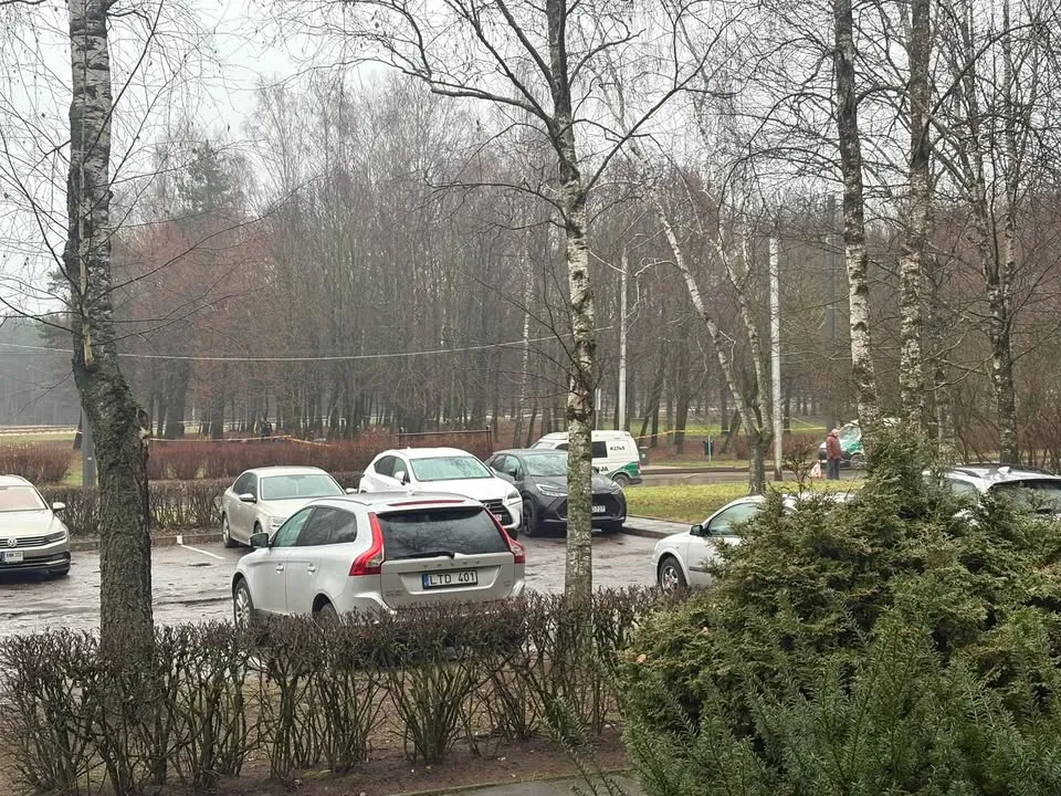 Policija Ašigalio gatvėje / Skaitytojų nuotr.