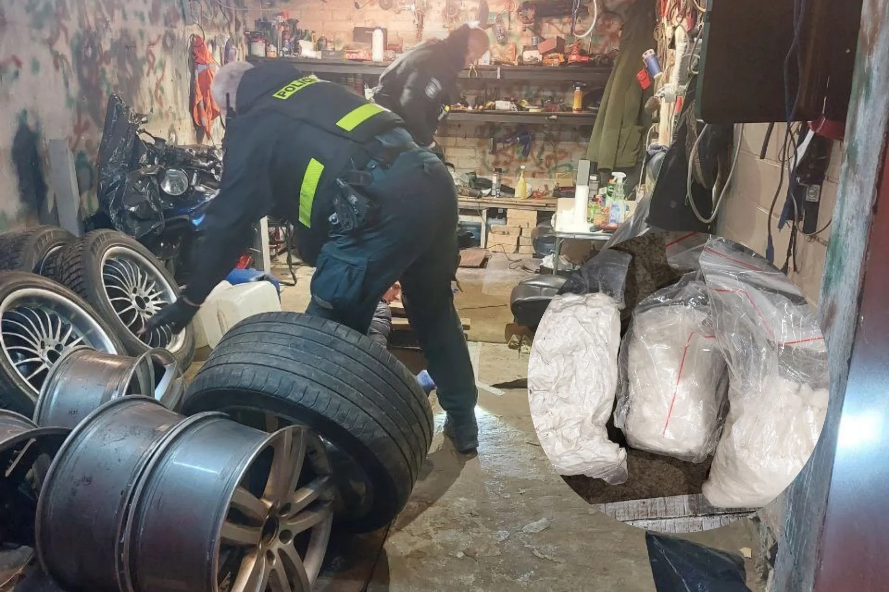 Kauno kriminalistų rasti kvaišalai / Kauno AVPK nuotr.