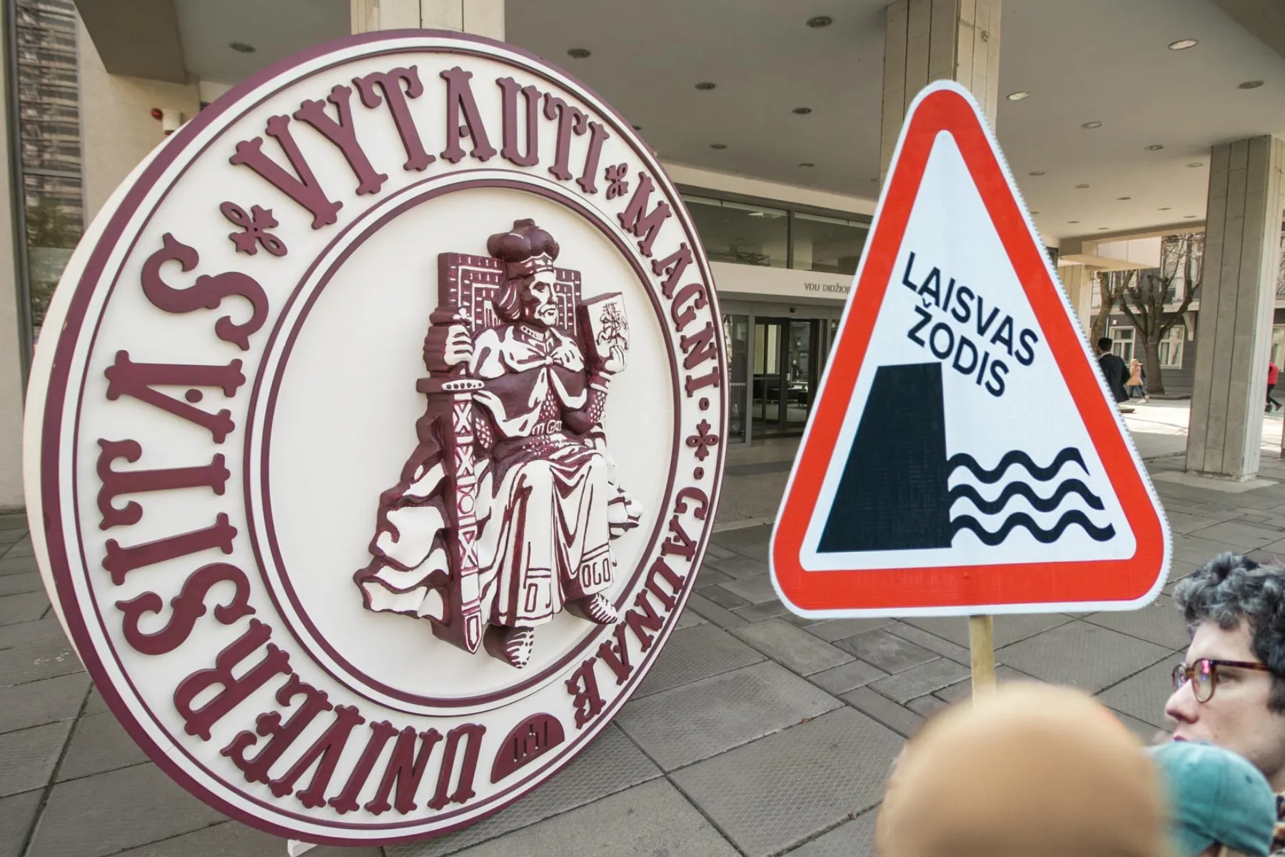 VDU studentų protestas