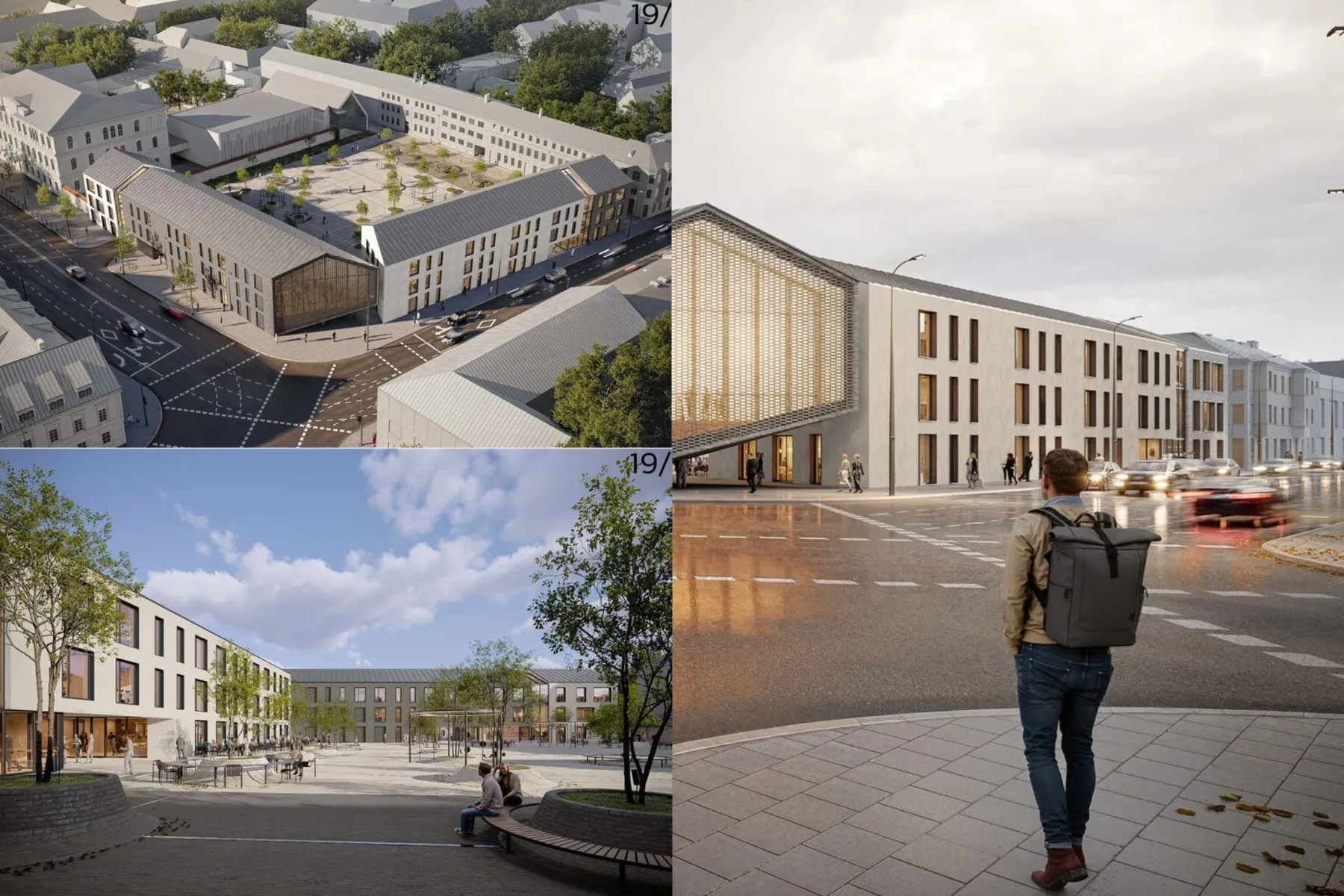 Steigiamojo Seimo aikštės Kaune architektūros idėjų konkurso projektas devizu „19/20“ (arch. N.Sobeščiukaitė, G. Jakubonienė, E.Damaševičiūtė, J.Platūkis, M.Bučiūnas, M.Navalinskas; UAB „Archas“), 1-oji vieta / pilotas.lt nuotr.