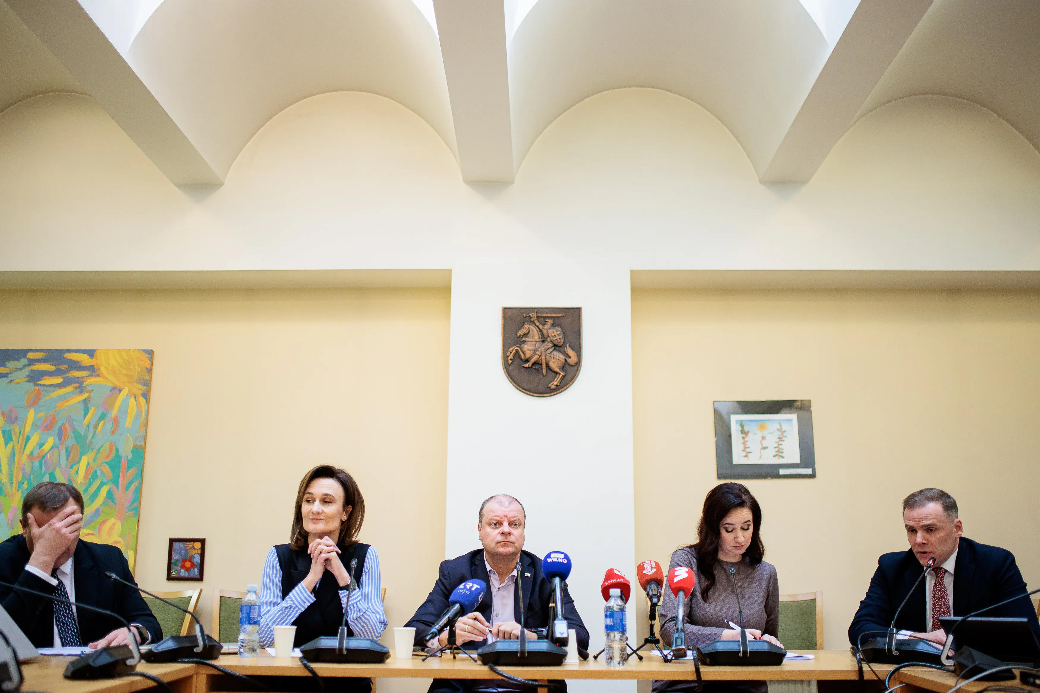 Seimo opozicinių frakcijų posėdis / ELTOS nuotr.